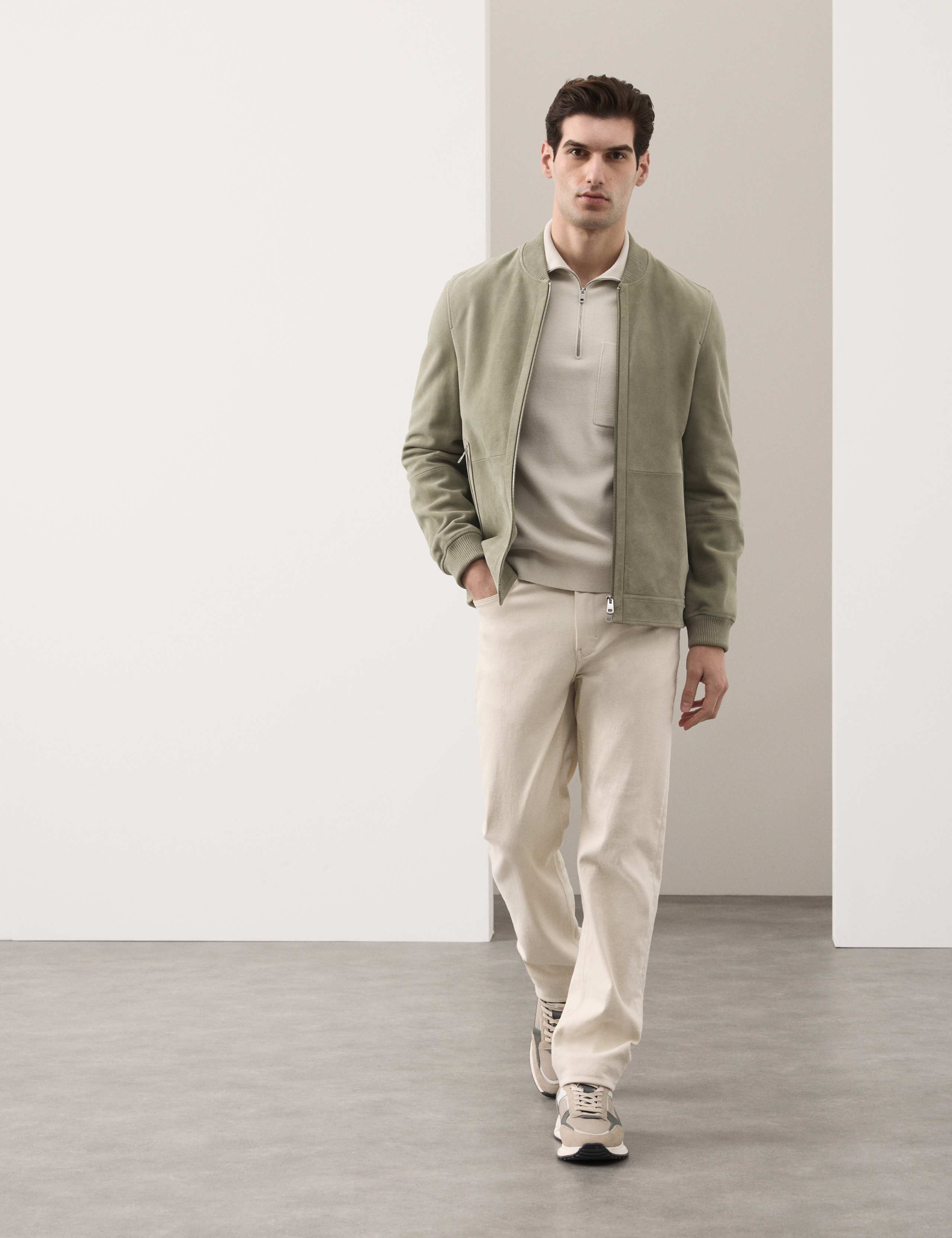Suede Bomber Jacket 6 of 7