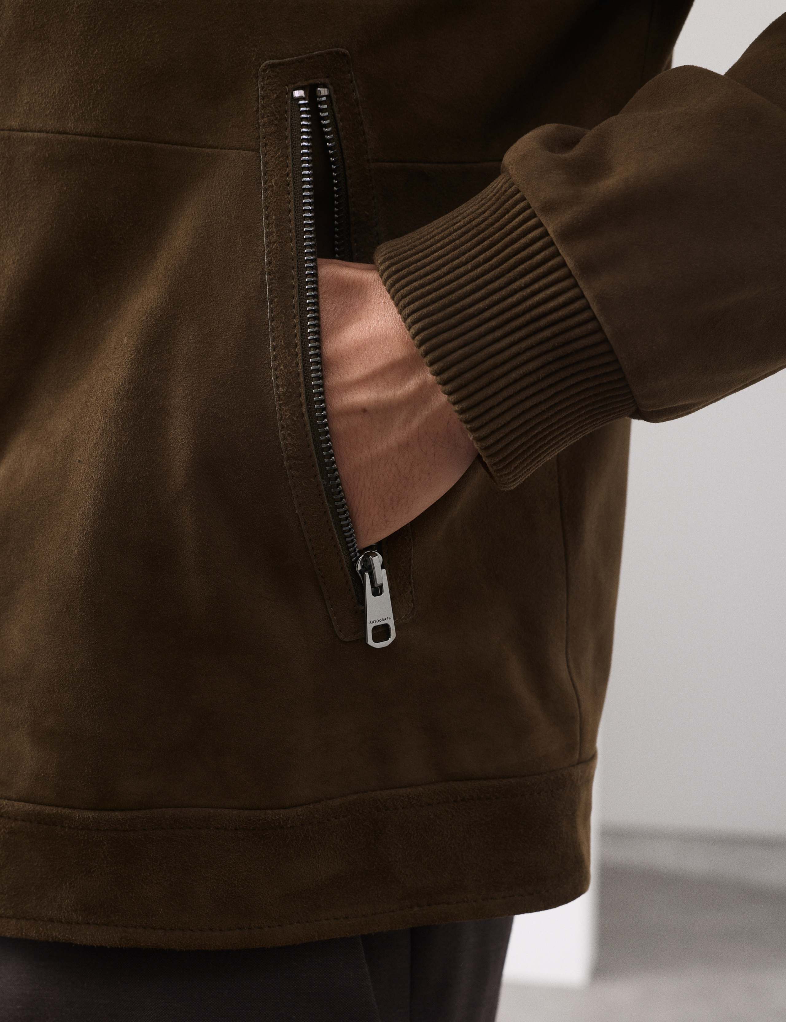 Suede Bomber Jacket 7 of 7