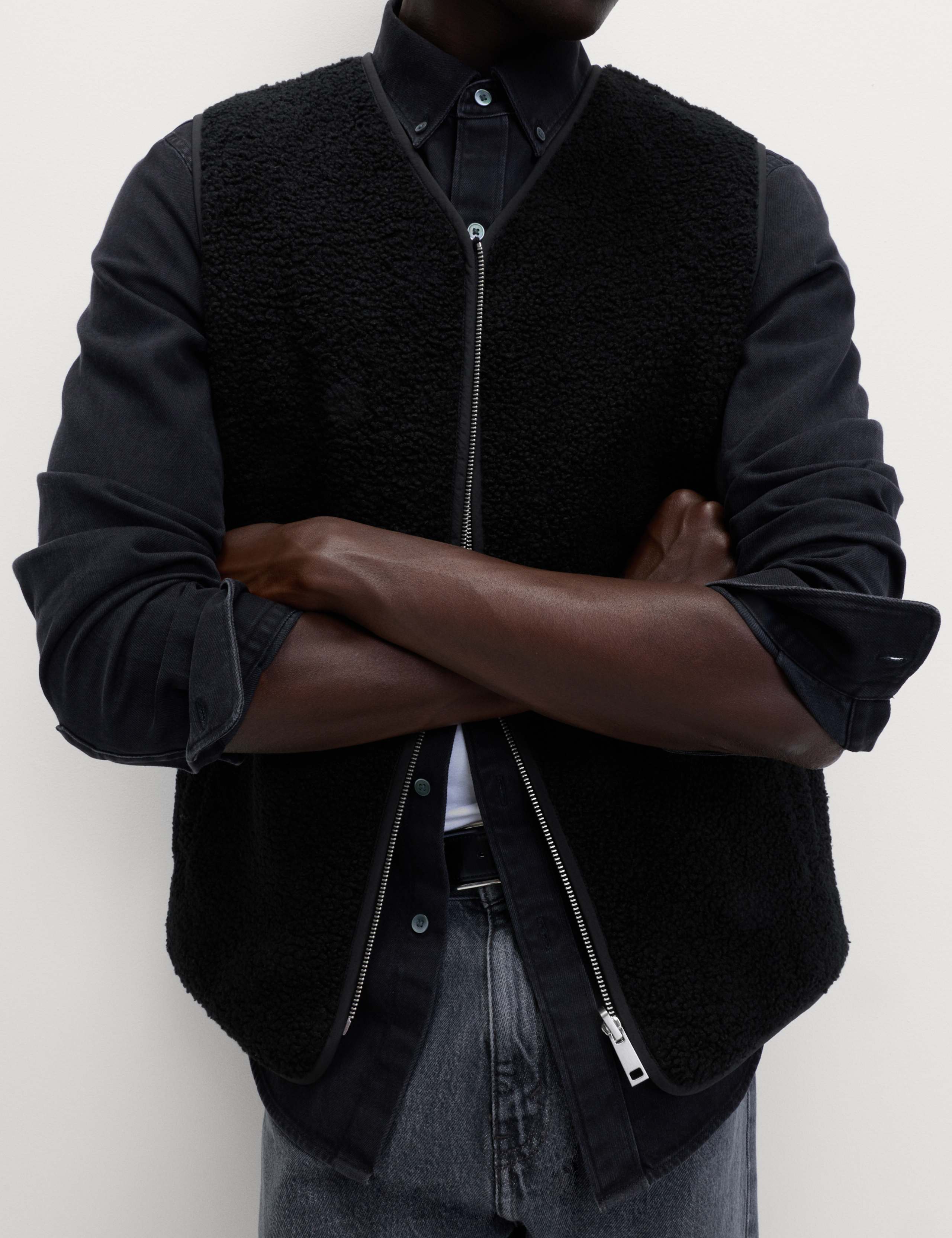 Reversible Borg Gilet 3 of 7