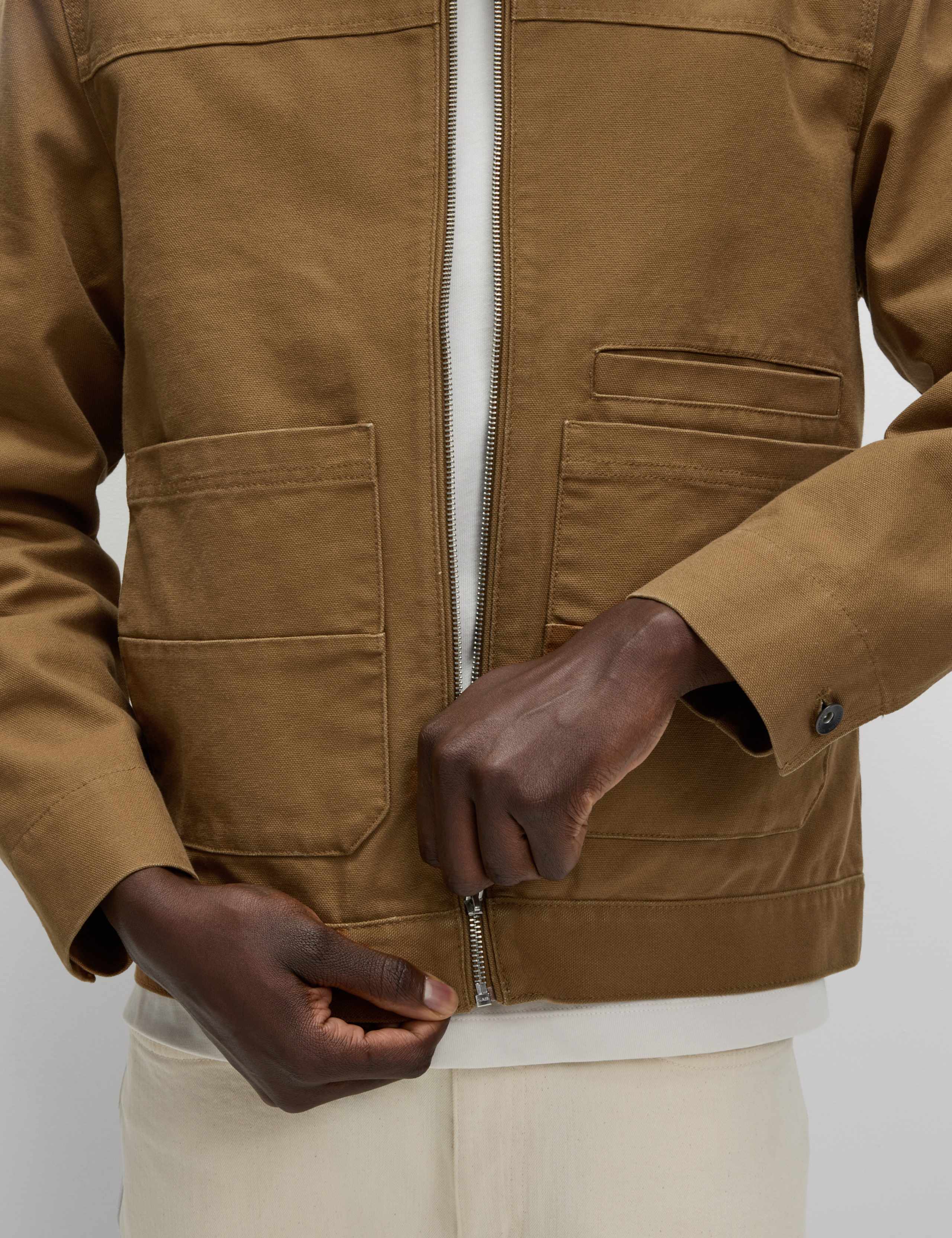 Cotton Rich Canvas Harrington Jacket 4 of 6