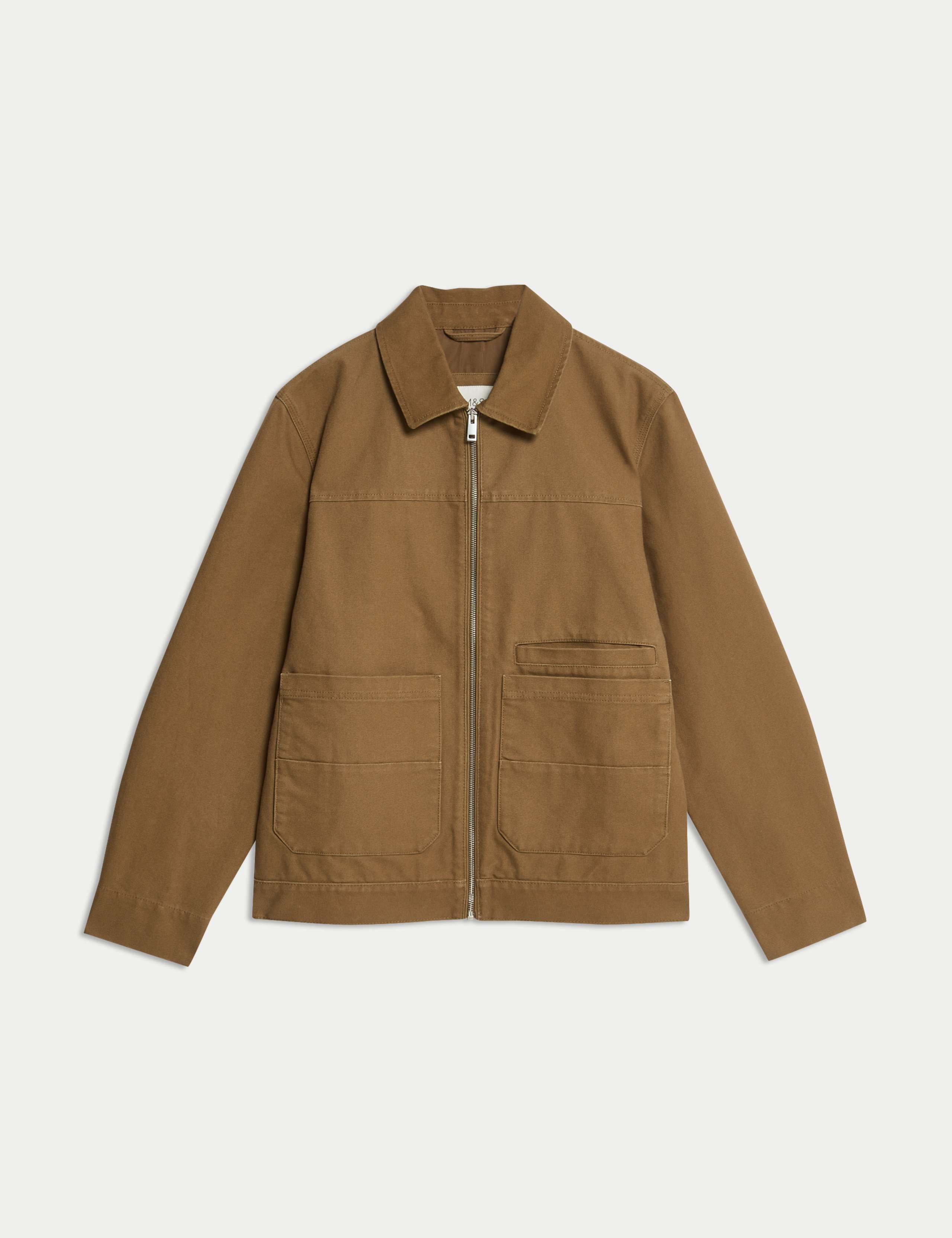 Cotton Rich Canvas Harrington Jacket 2 of 6