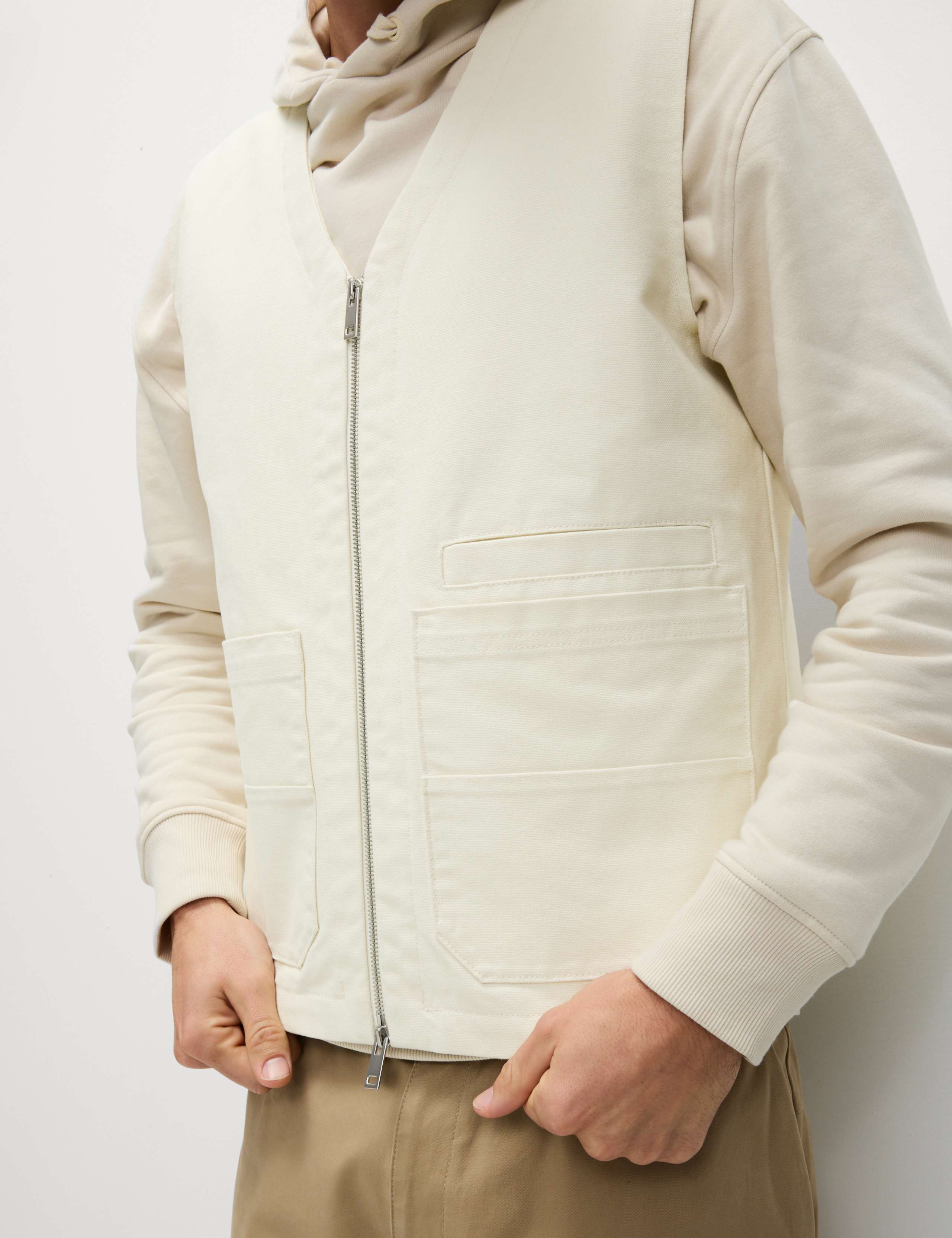 Padded Cotton Rich Canvas Gilet 3 of 6