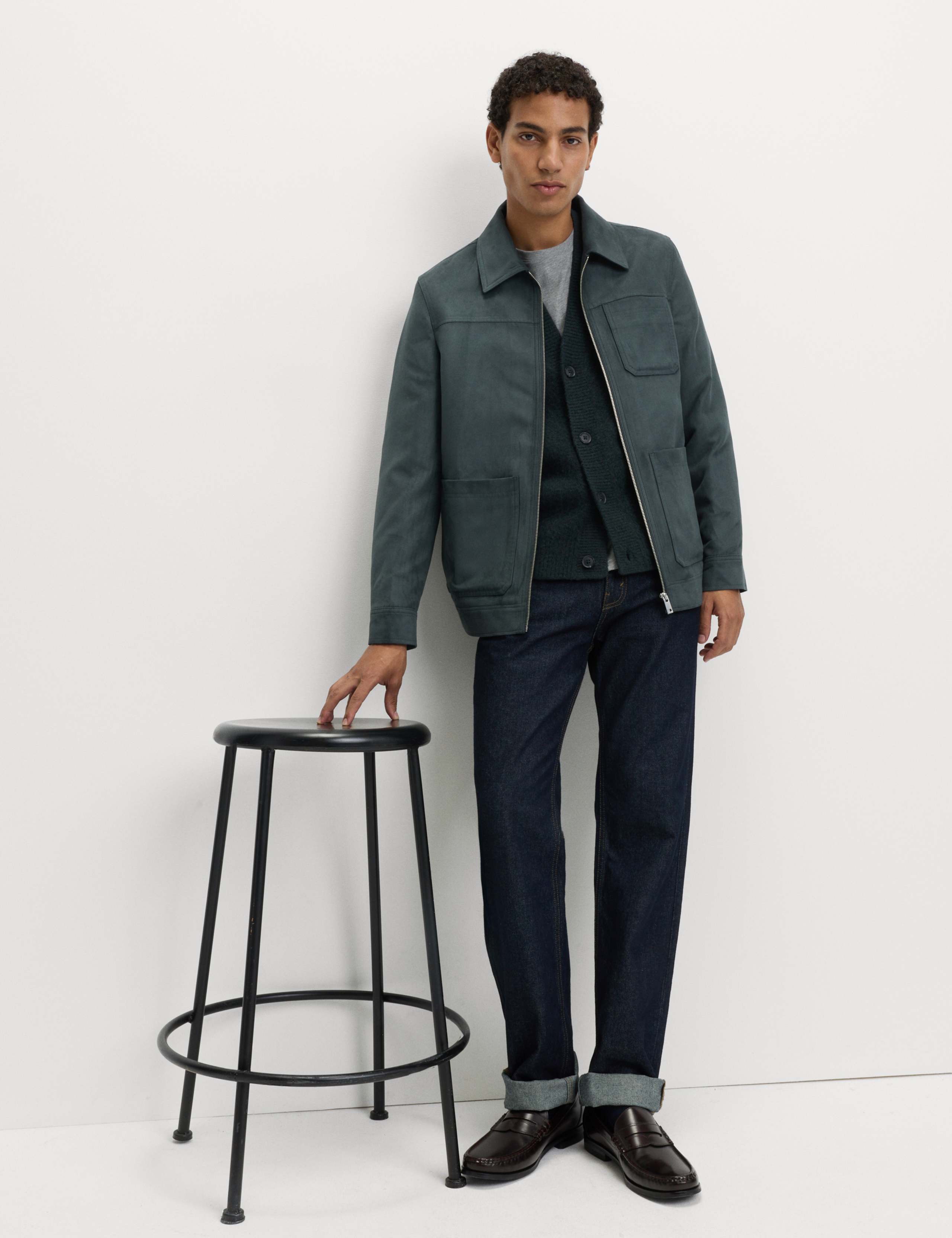 Faux Suede Chore Jacket 3 of 5