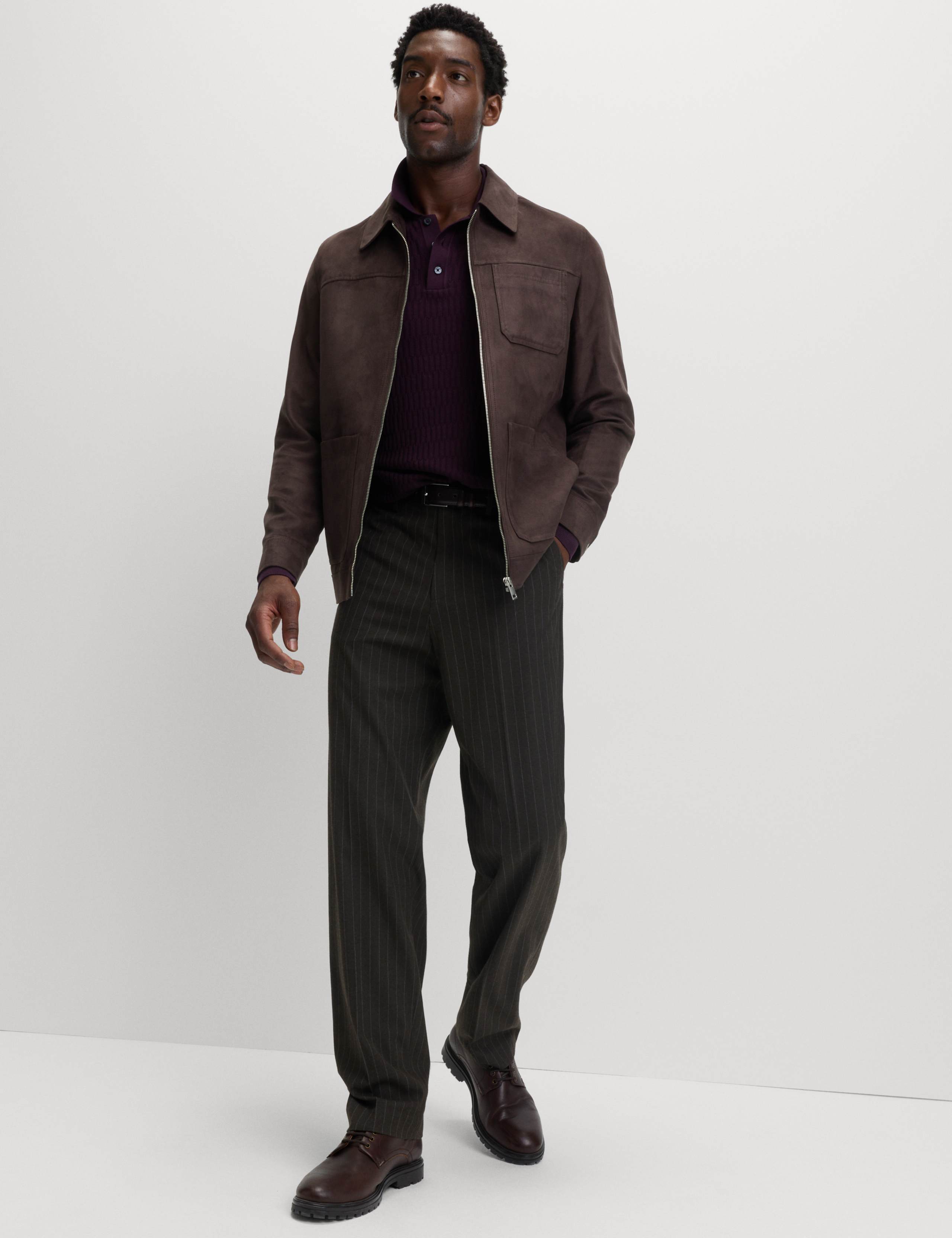 Faux Suede Chore Jacket 3 of 6