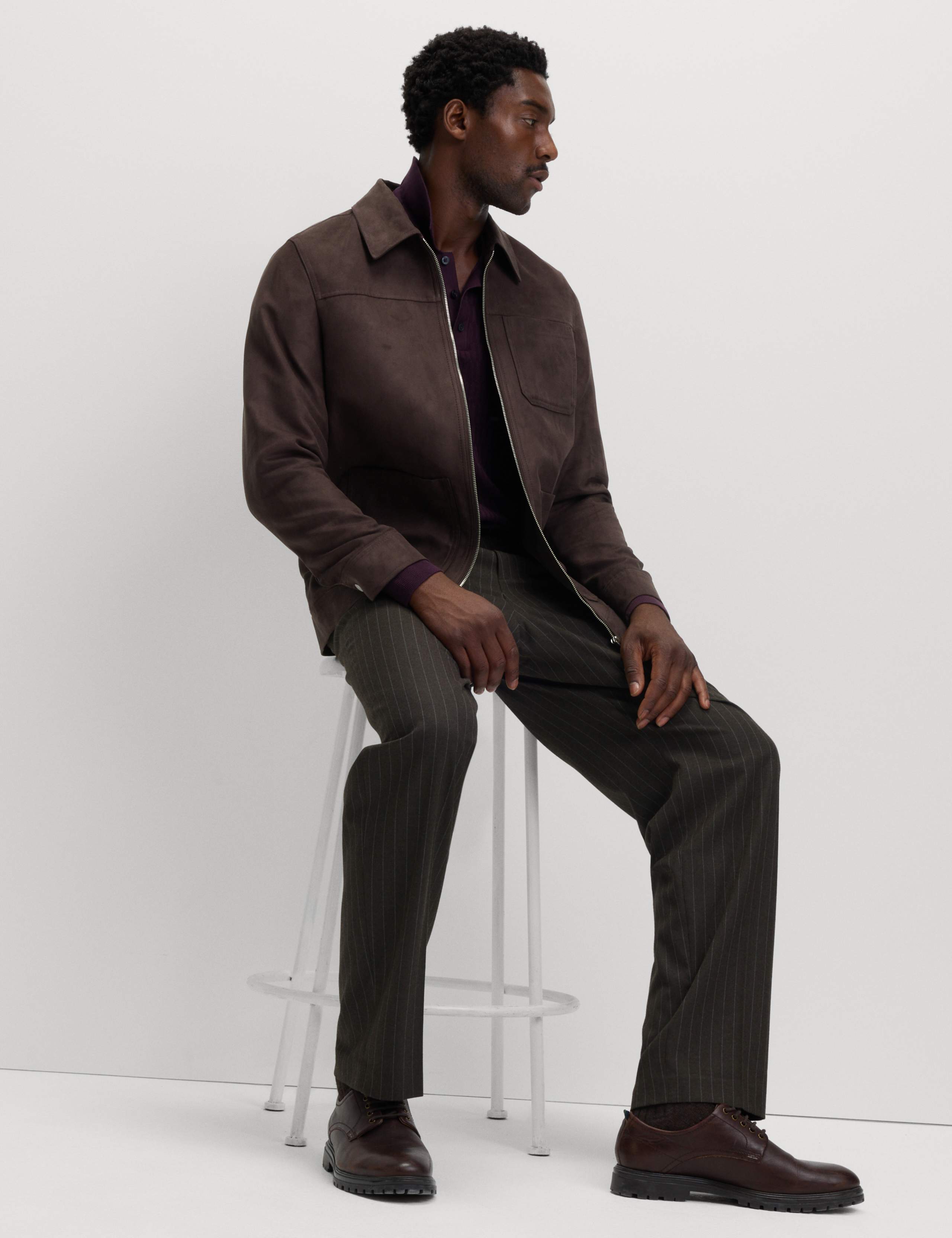 Faux Suede Chore Jacket 5 of 6