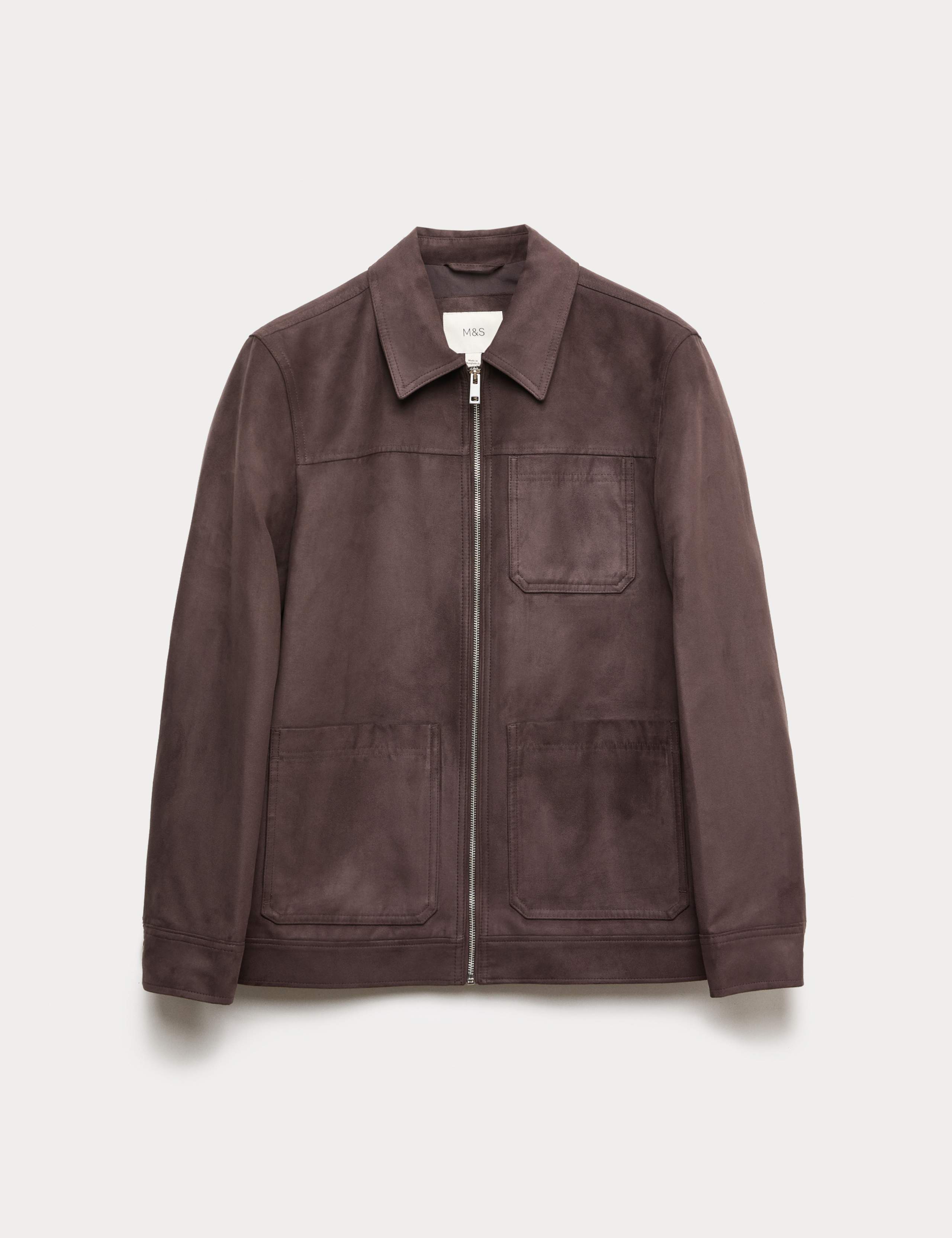 Faux Suede Chore Jacket 2 of 6