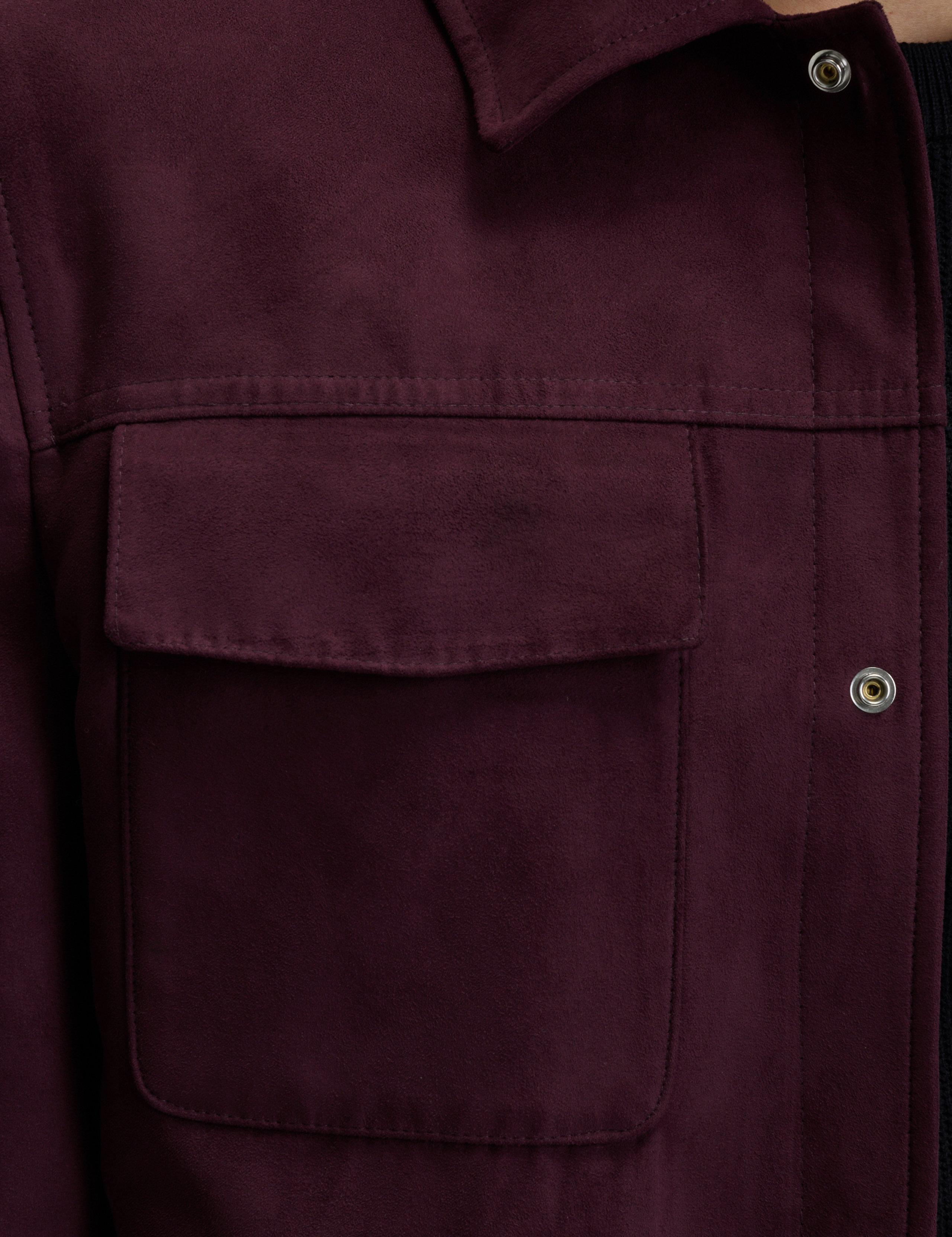 Faux Suede Trucker Jacket 3 of 5