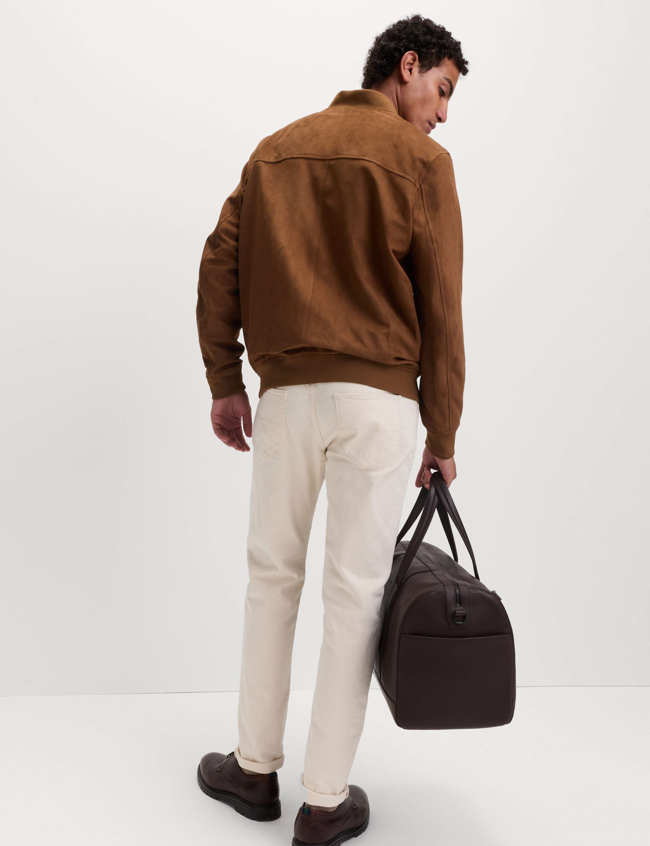 Mock Suede Bomber jacket 4 of 5