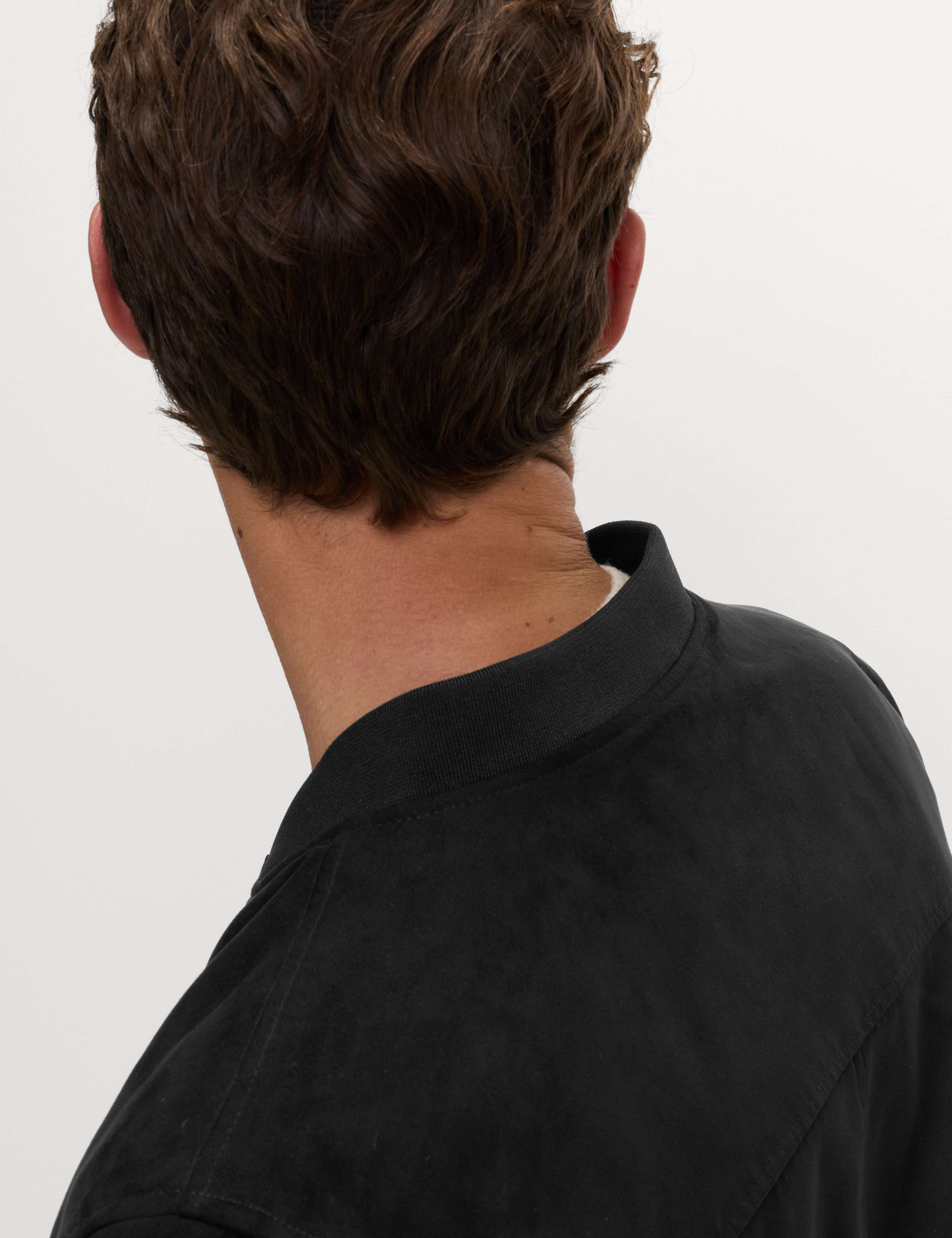 Faux Suede Bomber Jacket 4 of 6