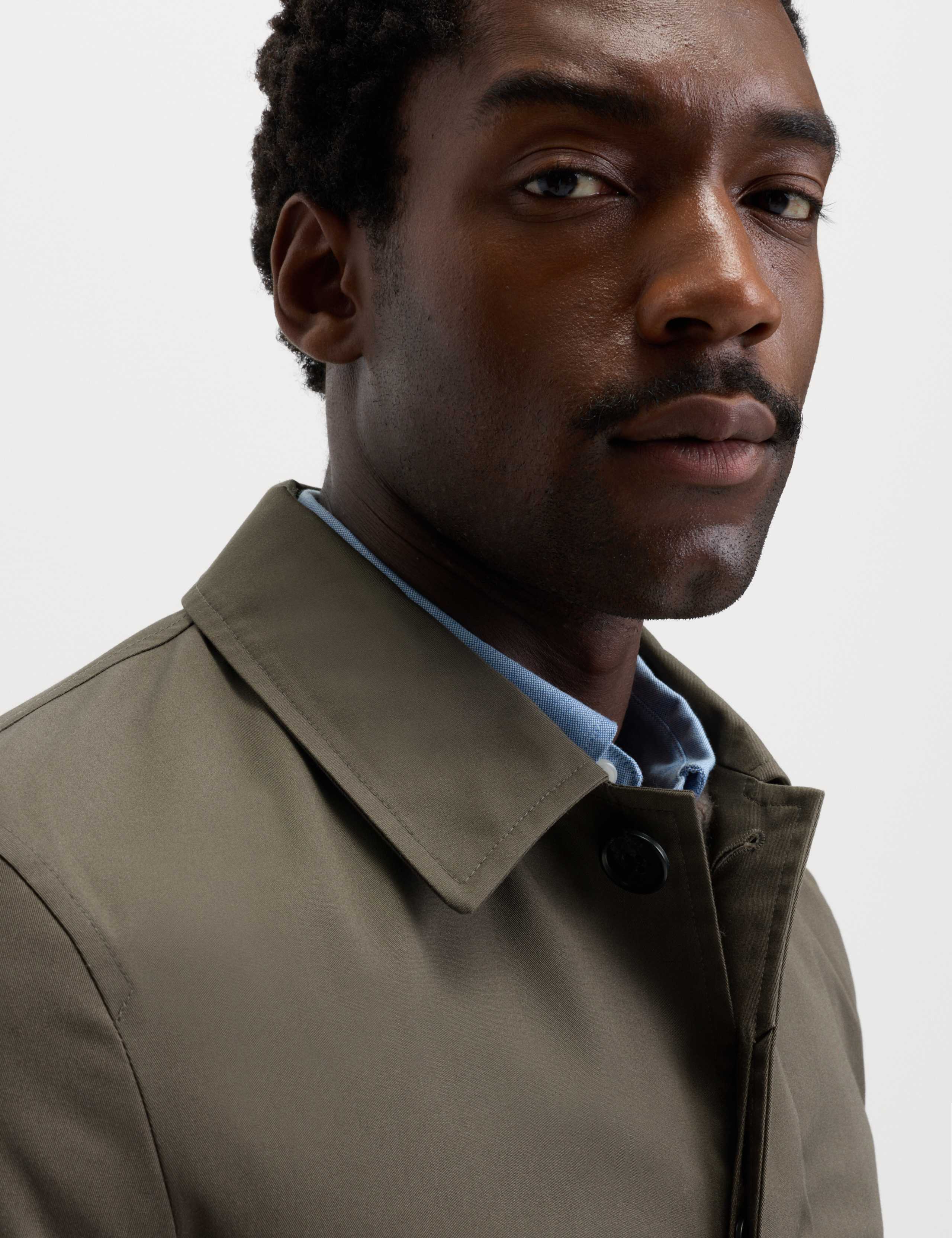 Cotton Blend Car Coat Mac 3 of 8