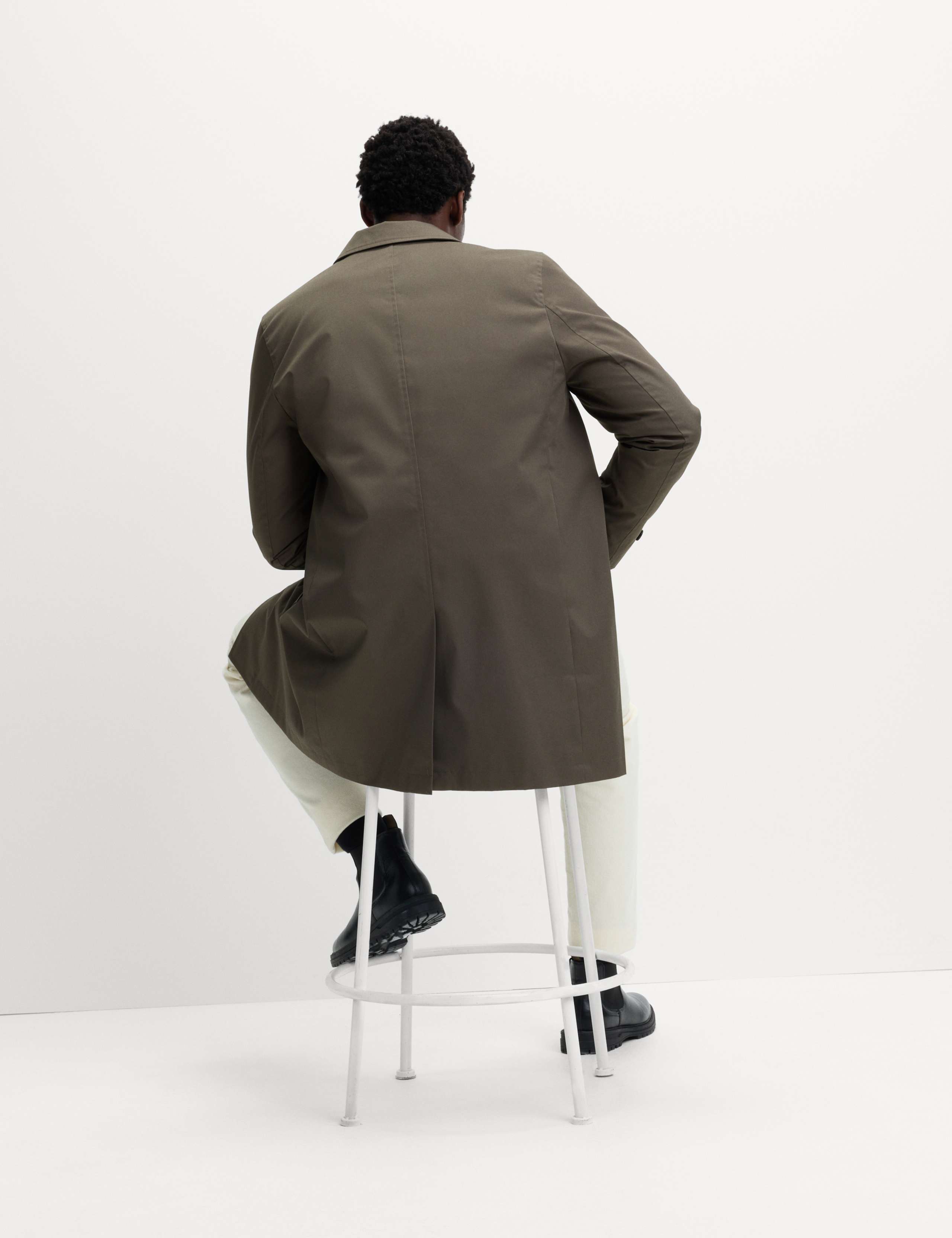 Cotton Blend Car Coat Mac 6 of 8