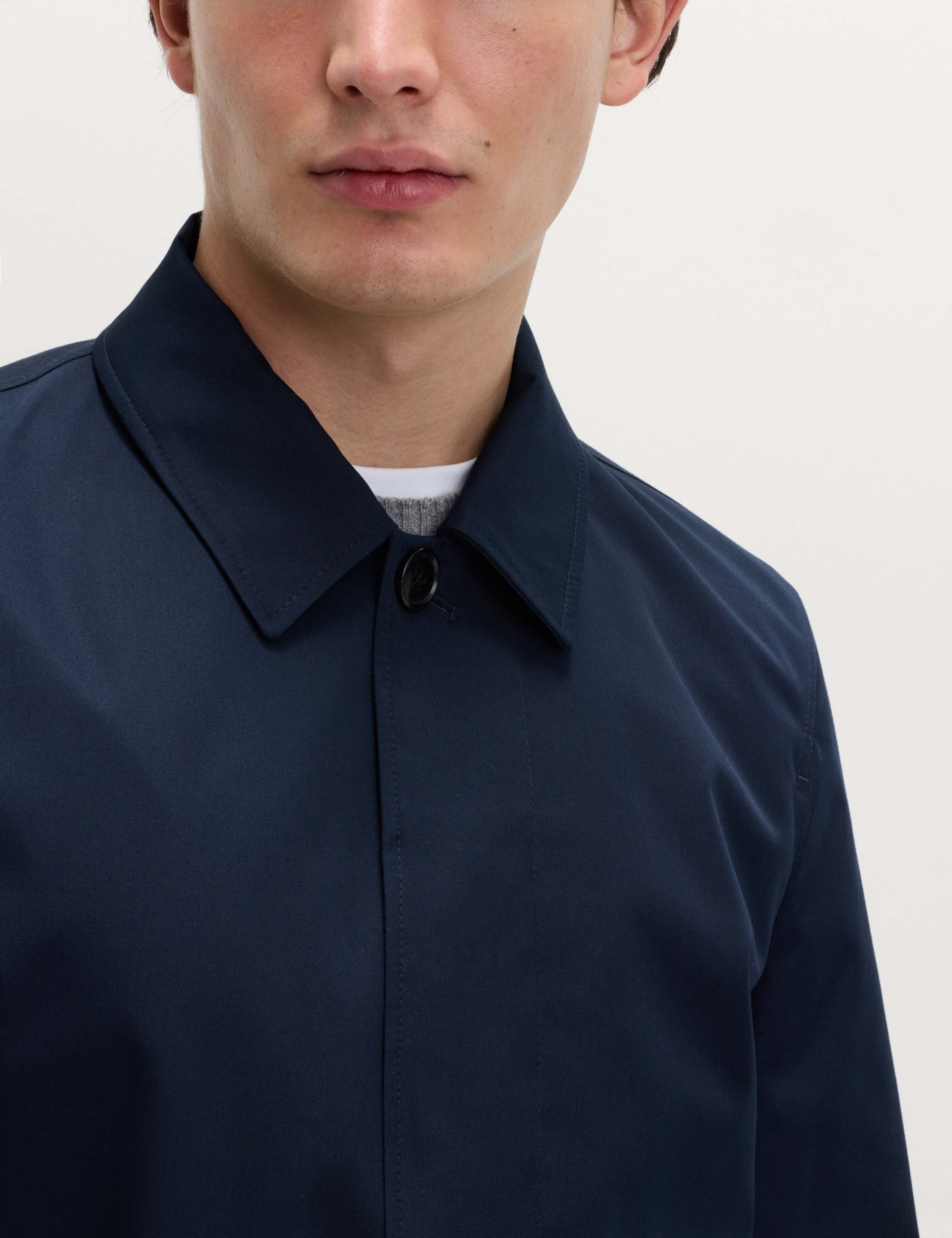 Cotton Blend Car Coat Mac 3 of 5