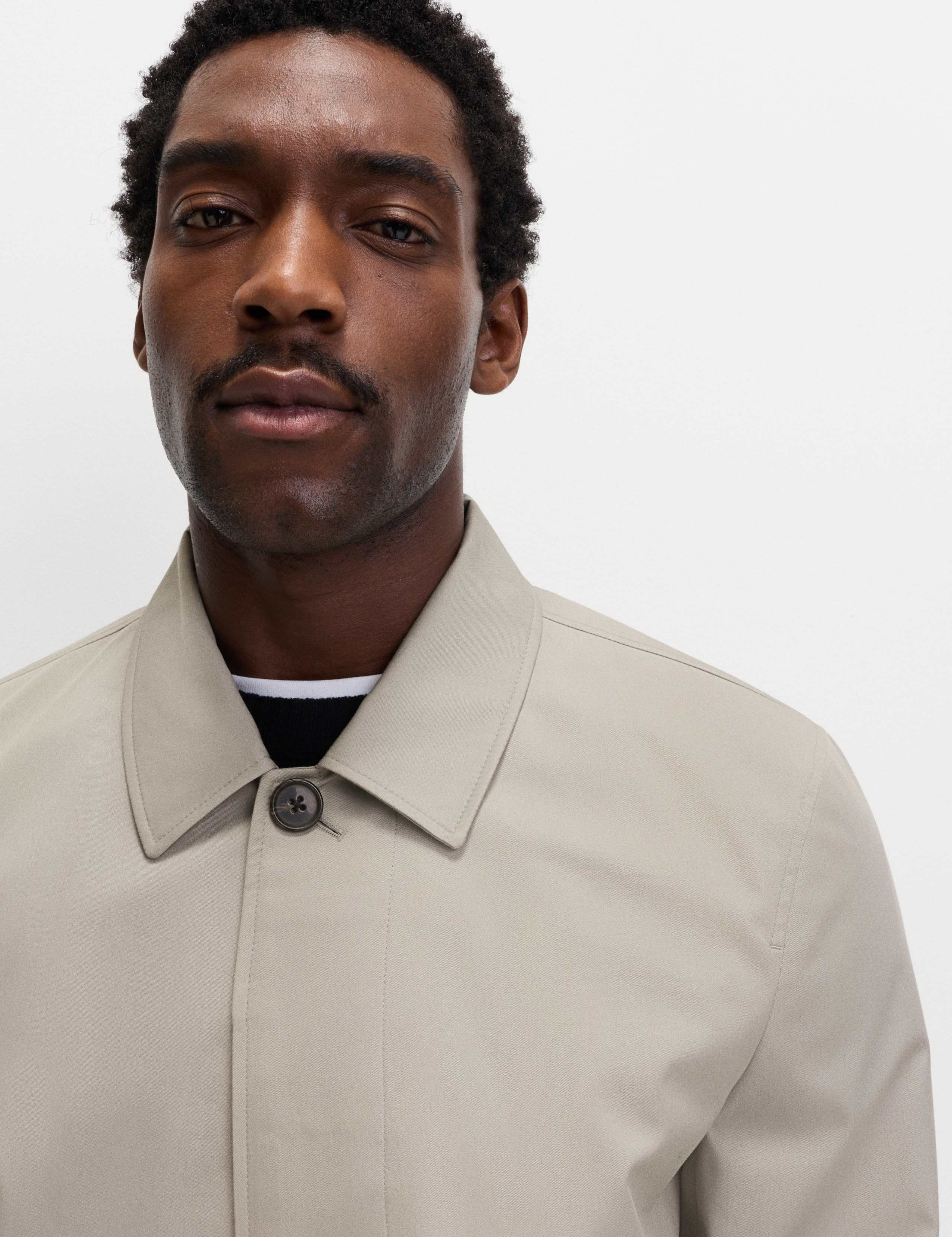 Cotton Blend Car Coat Mac 4 of 6