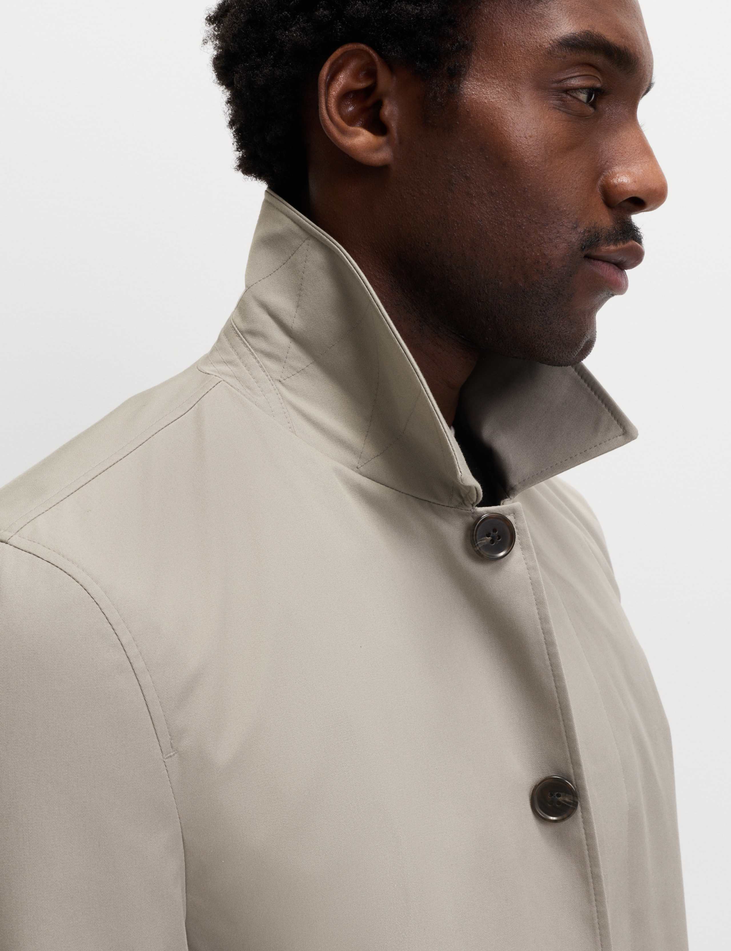 Cotton Blend Car Coat Mac 6 of 6