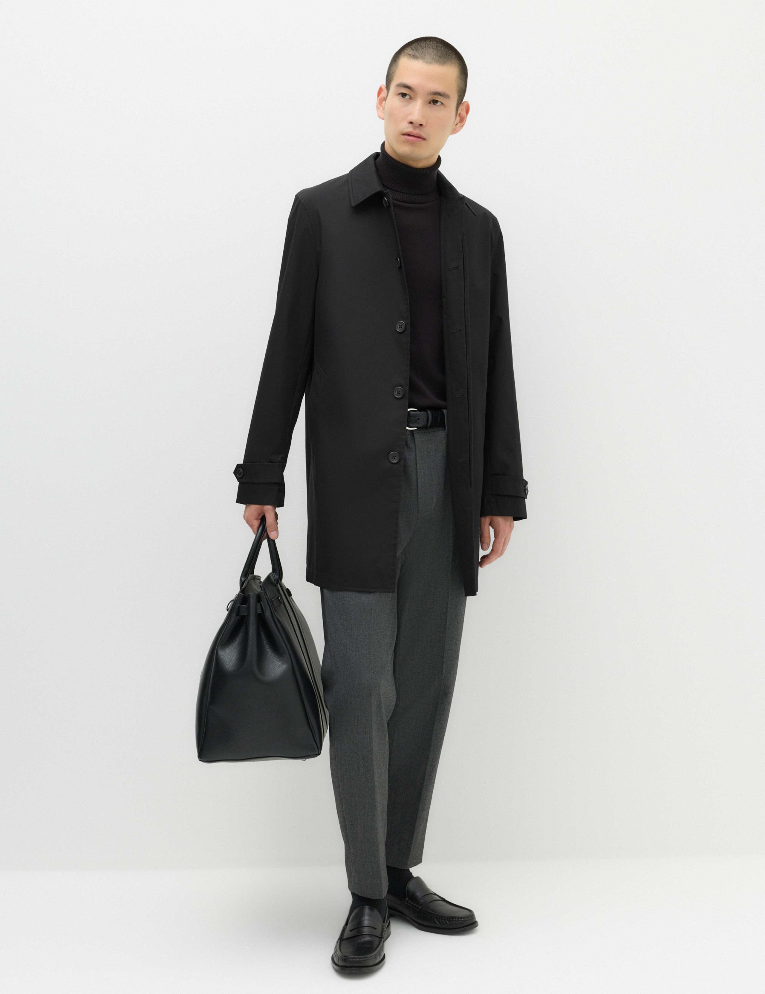 Cotton Blend Car Coat Mac 8 of 8