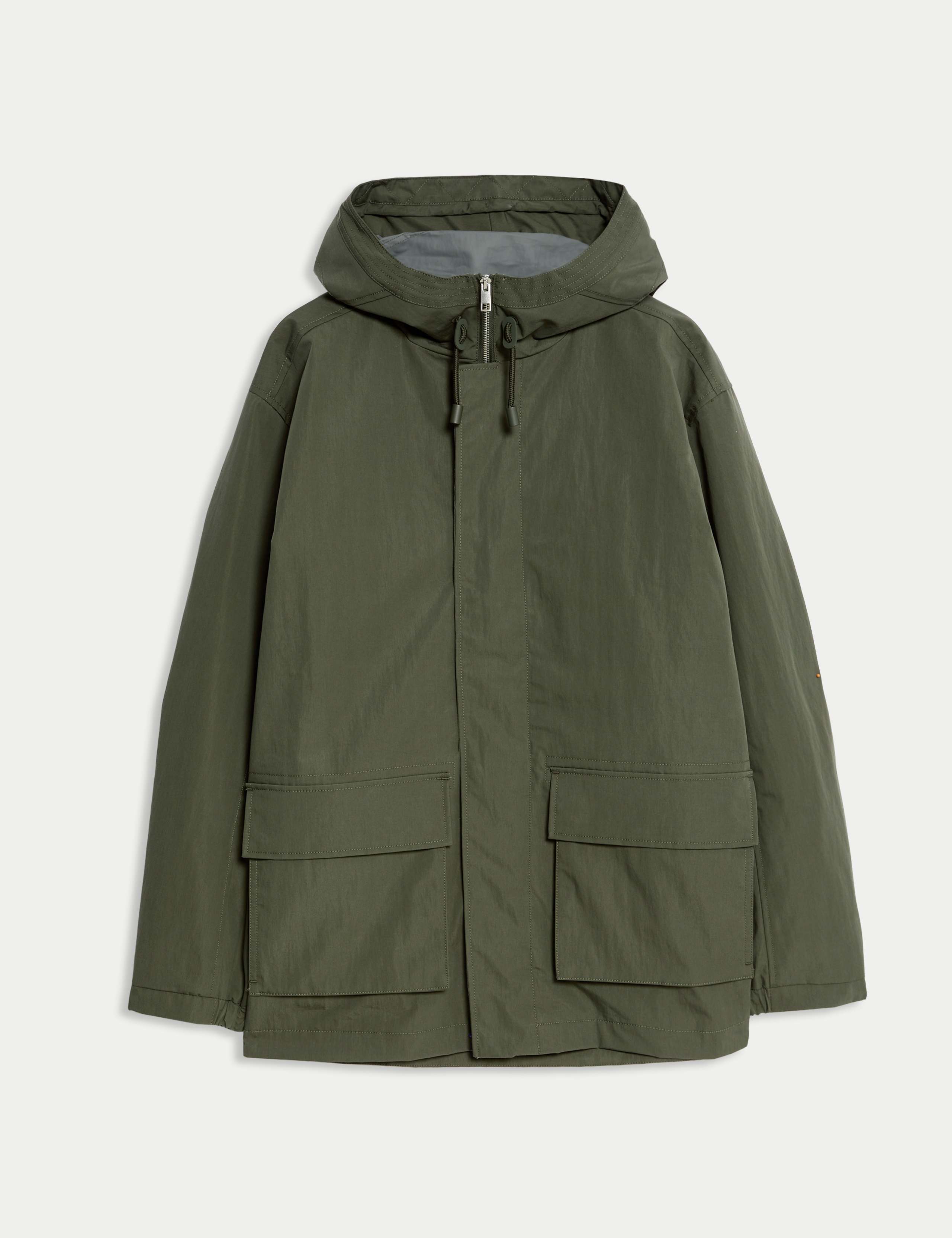 Cotton Rich Hooded Utility Jacket 2 of 8