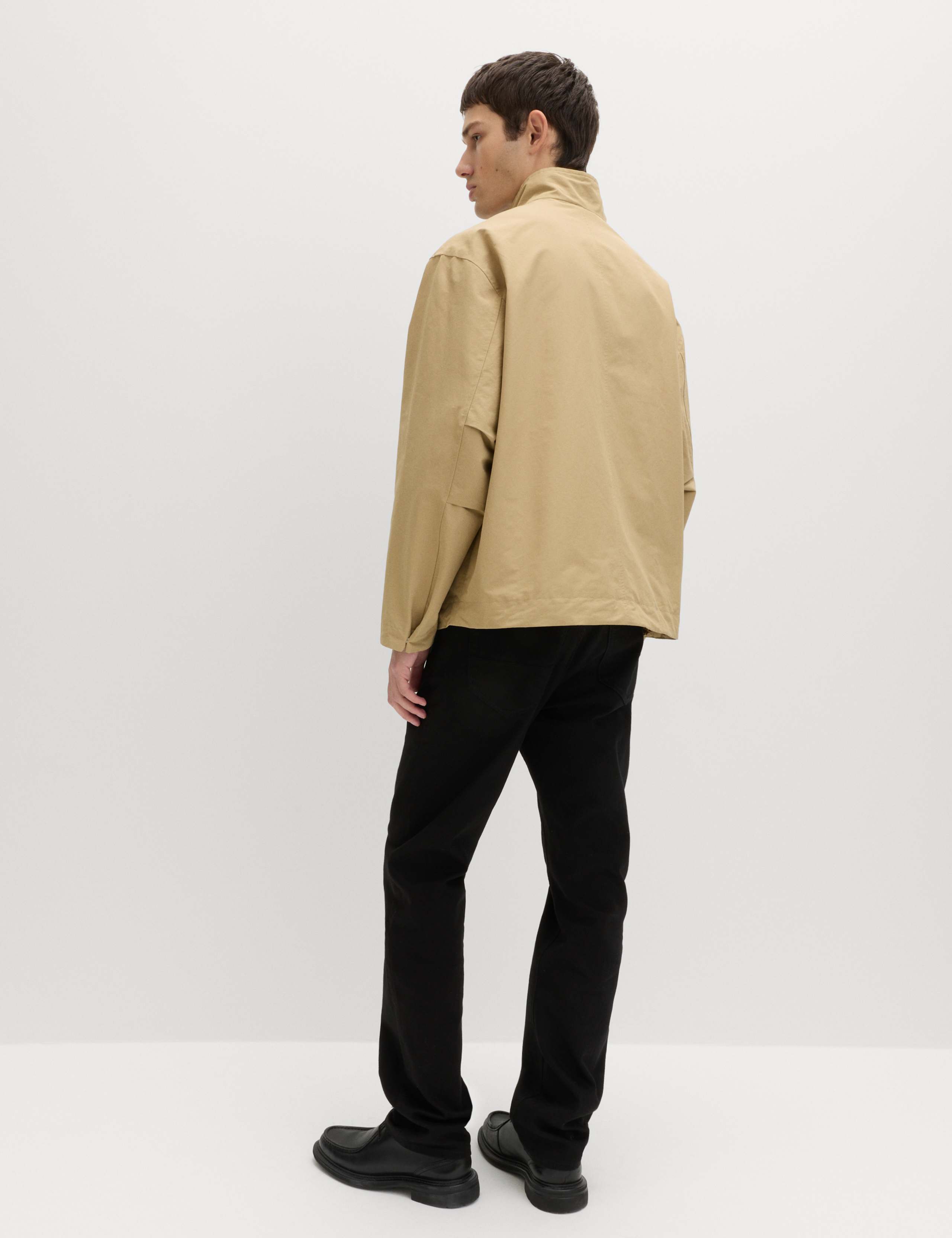 Cotton Rich Boxy Funnel Neck Bomber Jacket 7 of 7