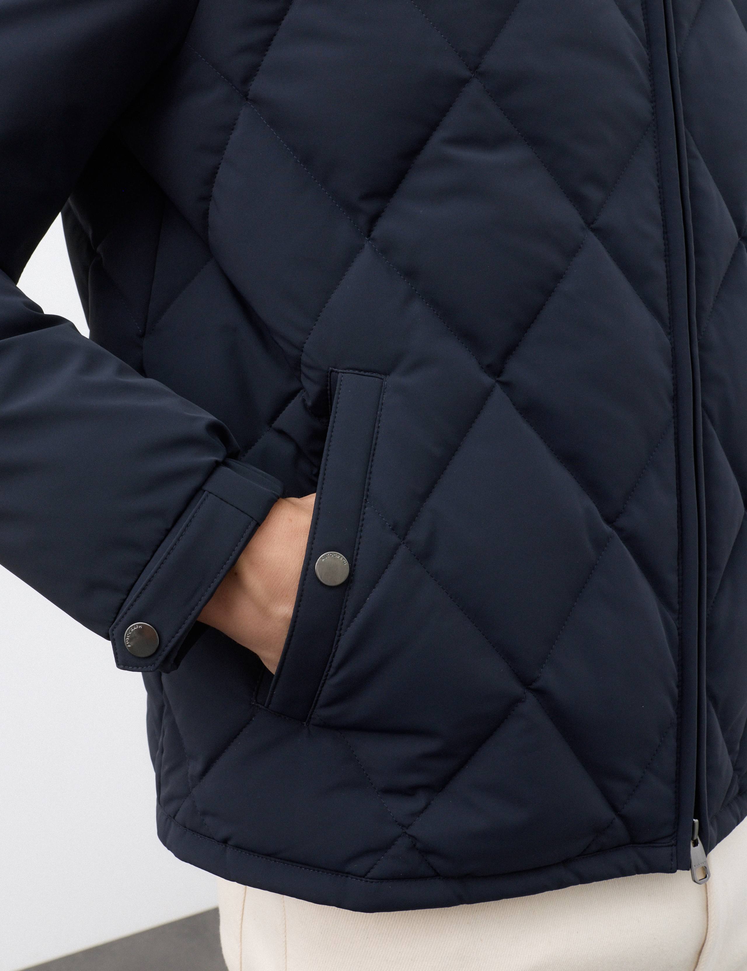 Diamond Quilted Collared Jacket 6 of 7
