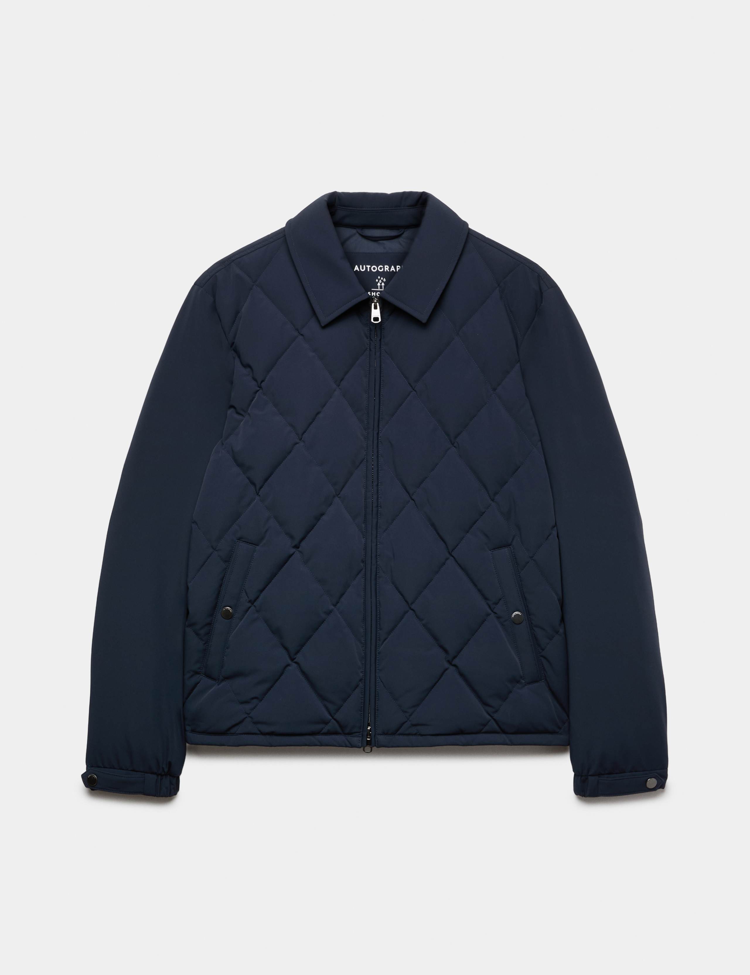 Diamond Quilted Collared Jacket 2 of 7