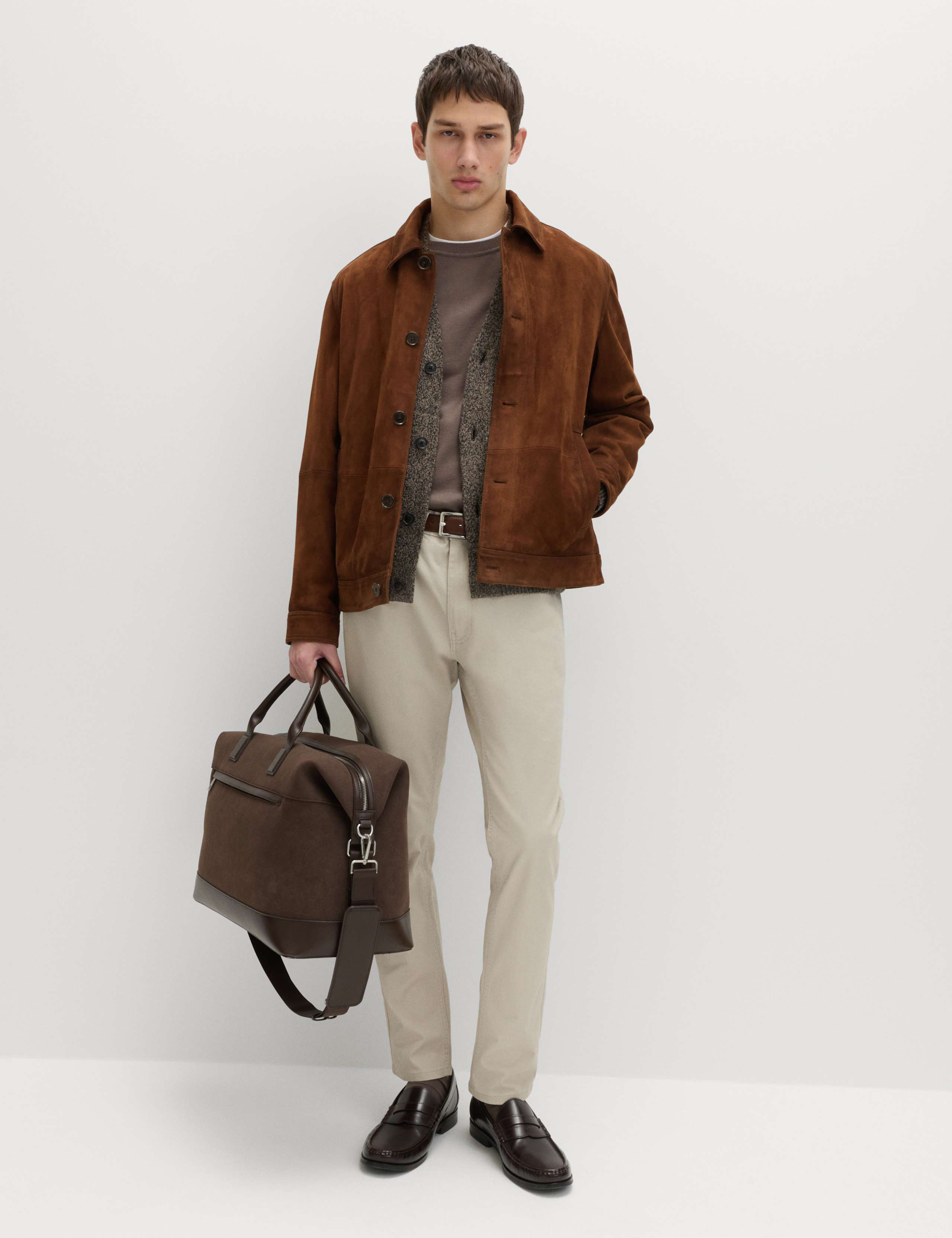 Burnished Suede Chore Jacket 3 of 7