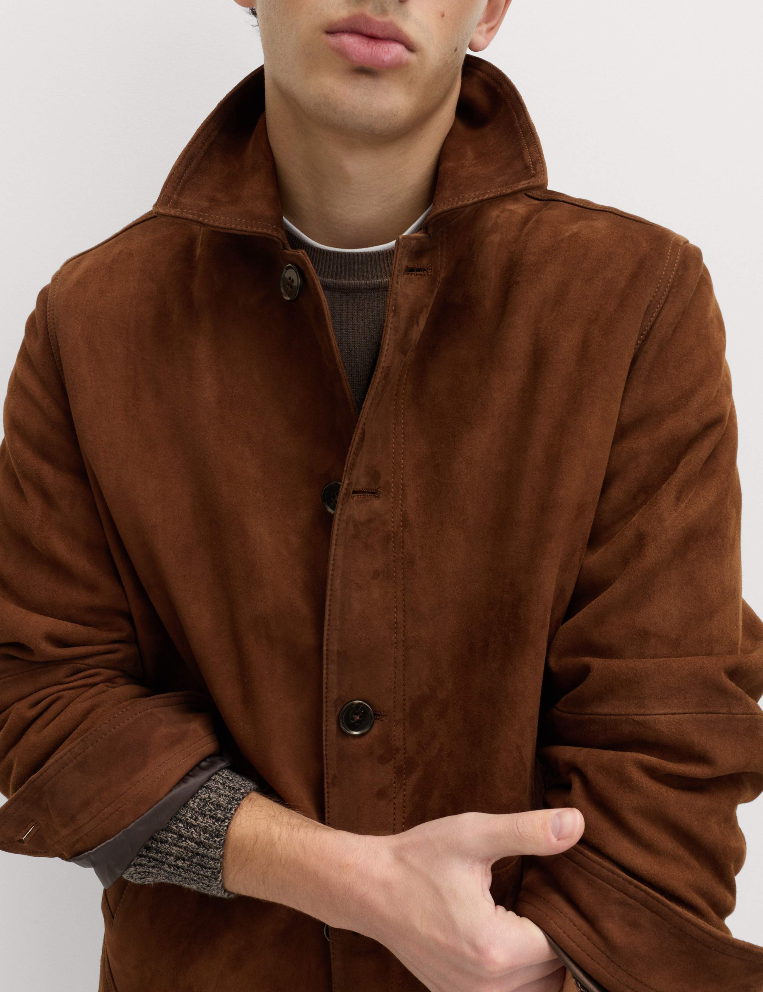 Burnished Suede Chore Jacket 6 of 7