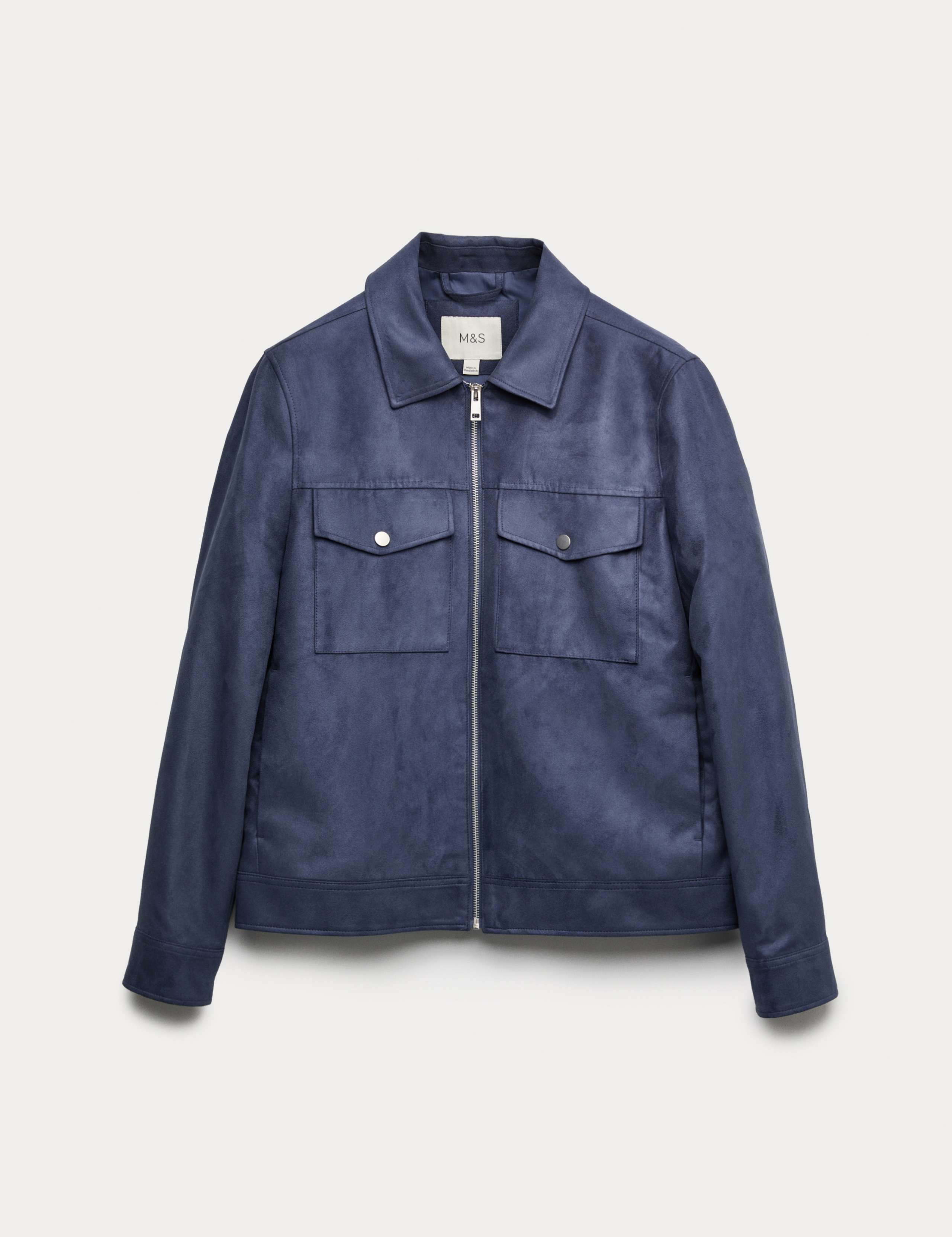 Faux Suede Trucker 2 of 7