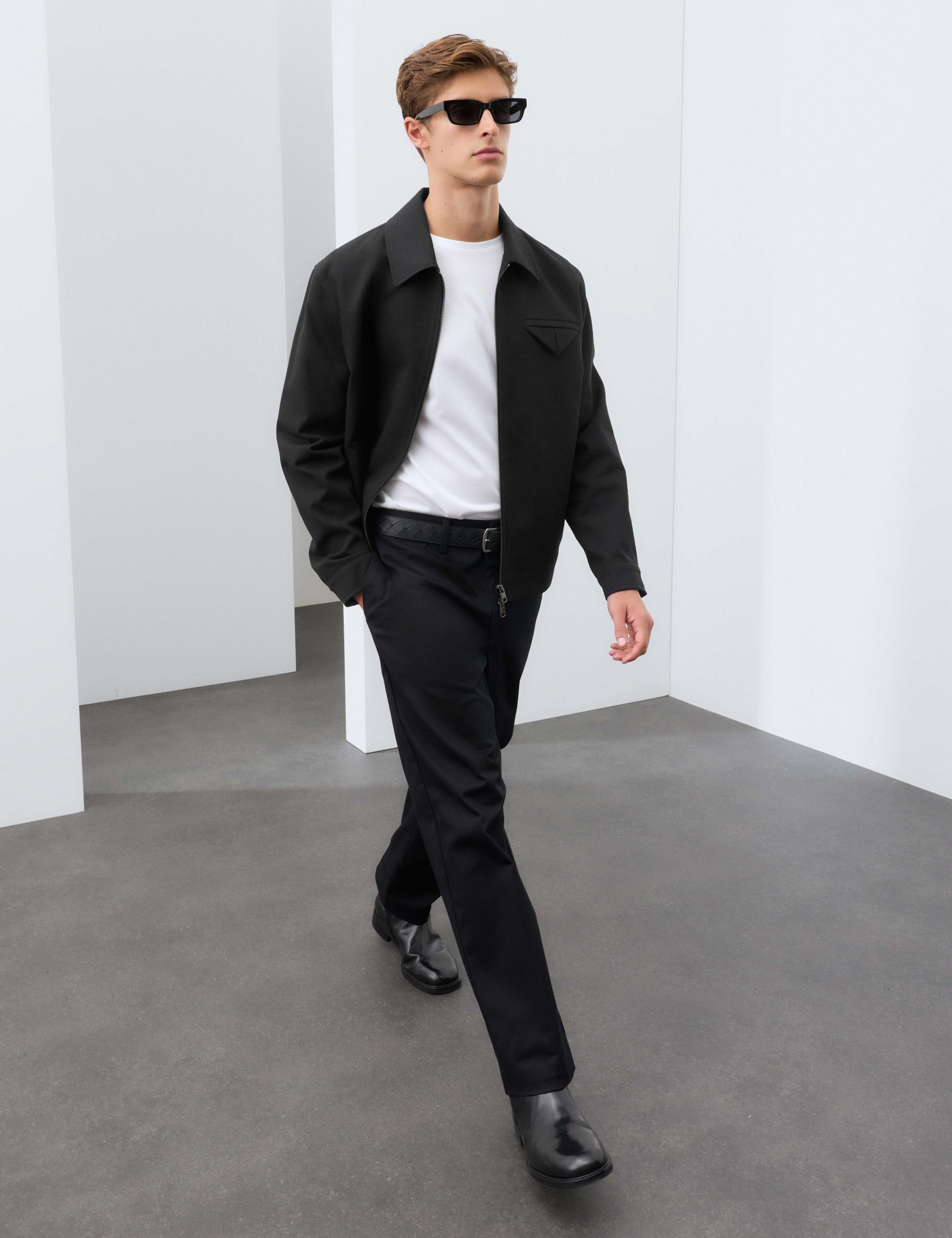 Cotton Rich Textured Harrington Jacket 5 of 8