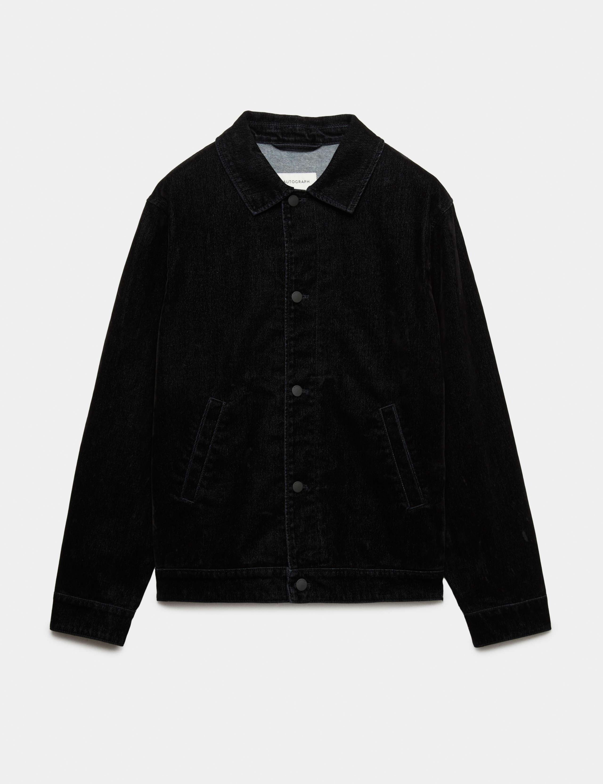 Flocked Denim Jacket 2 of 8
