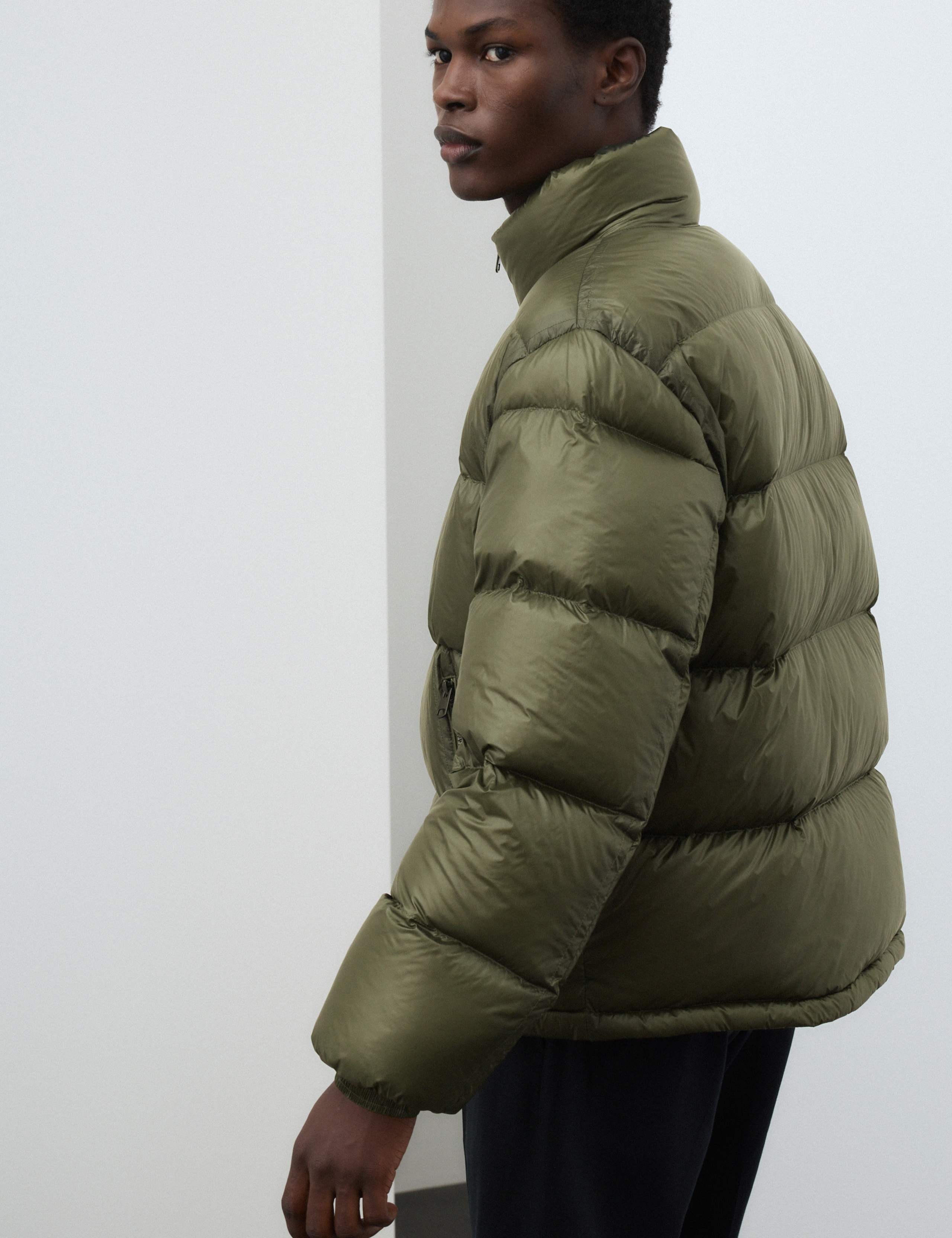 Feather and Down Quilted Puffer Jacket 4 of 7