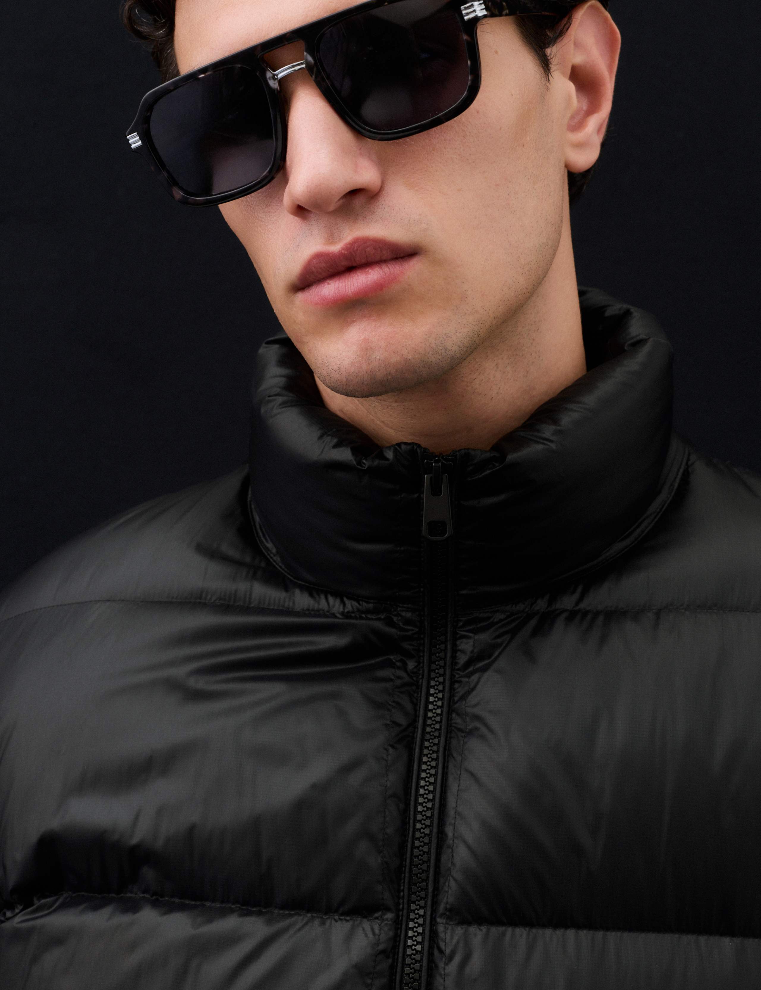 Feather And Down Funnel neck Puffer Jacket 8 of 8