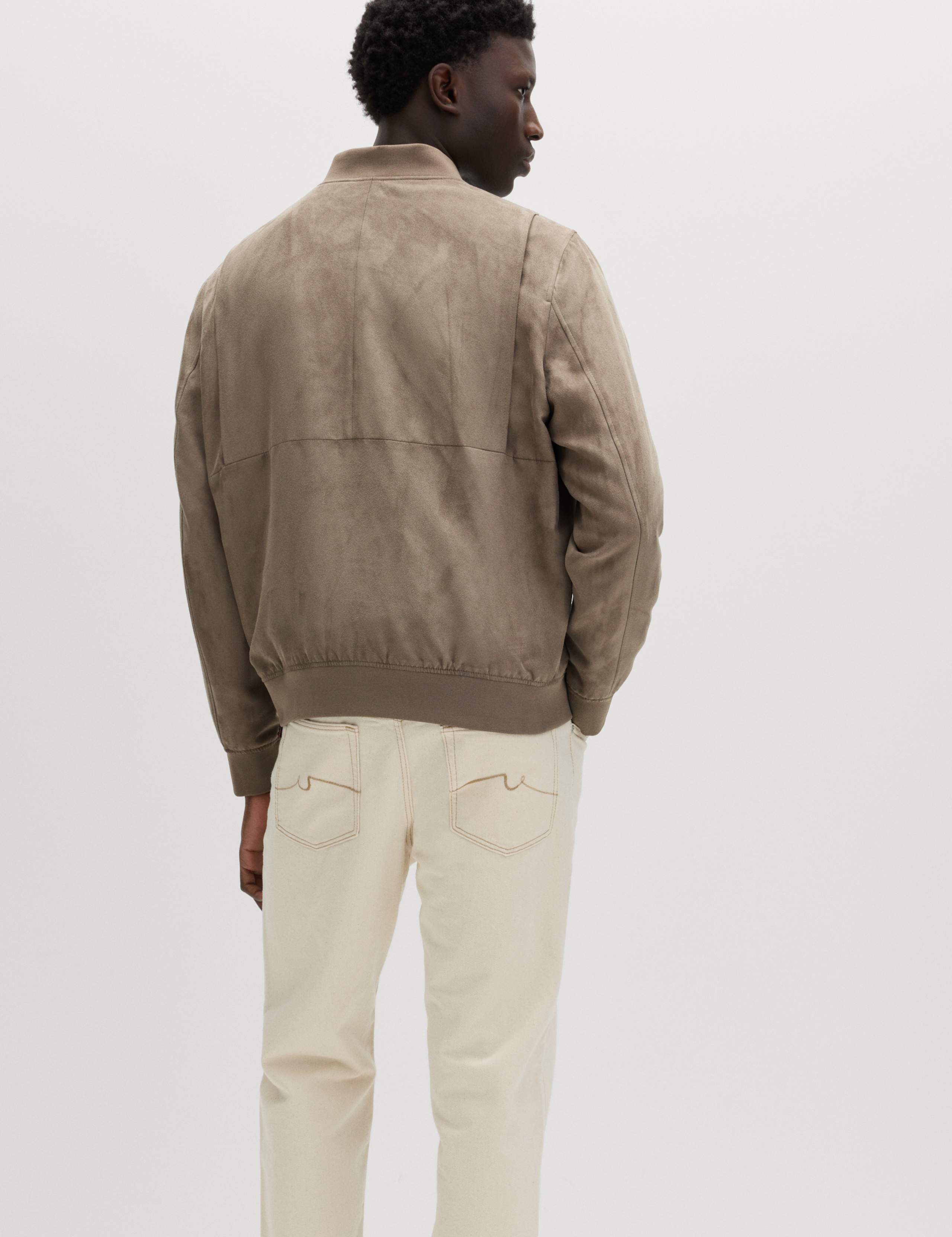 Faux Suede Bomber 6 of 7