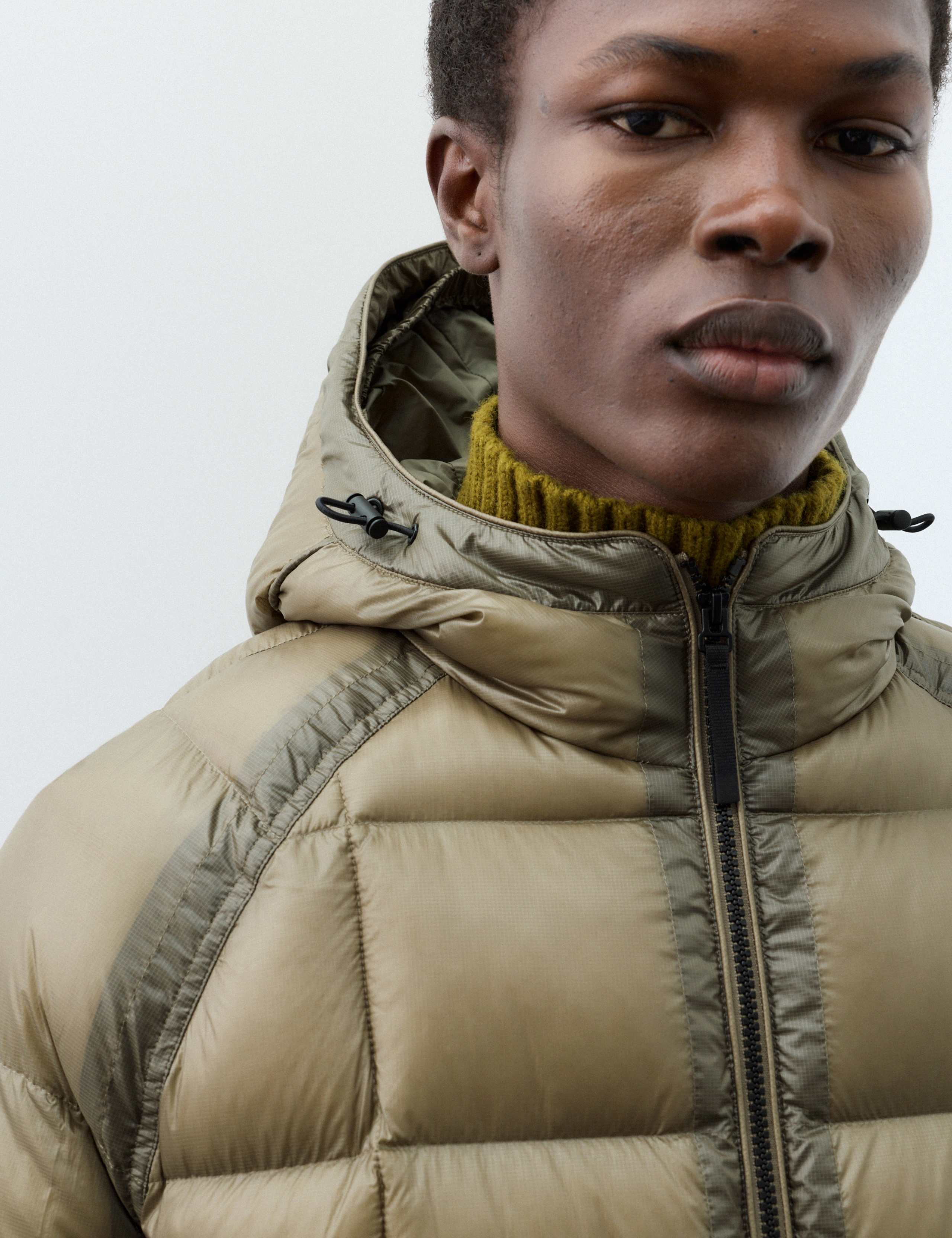 Feather and Down Quilted Hooded Puffer Jacket 7 of 7