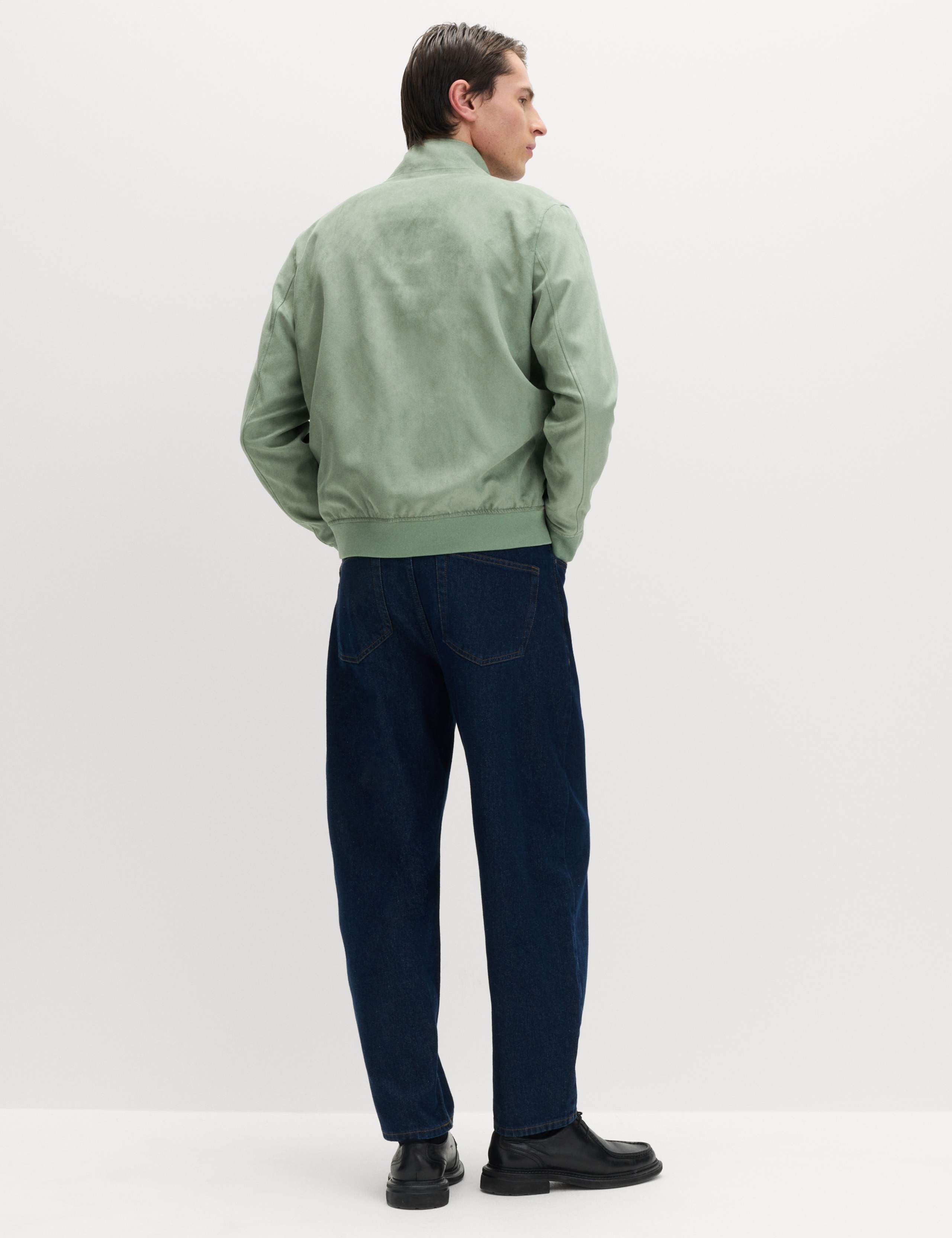 Faux Suede Funnel Neck Jacket 5 of 6