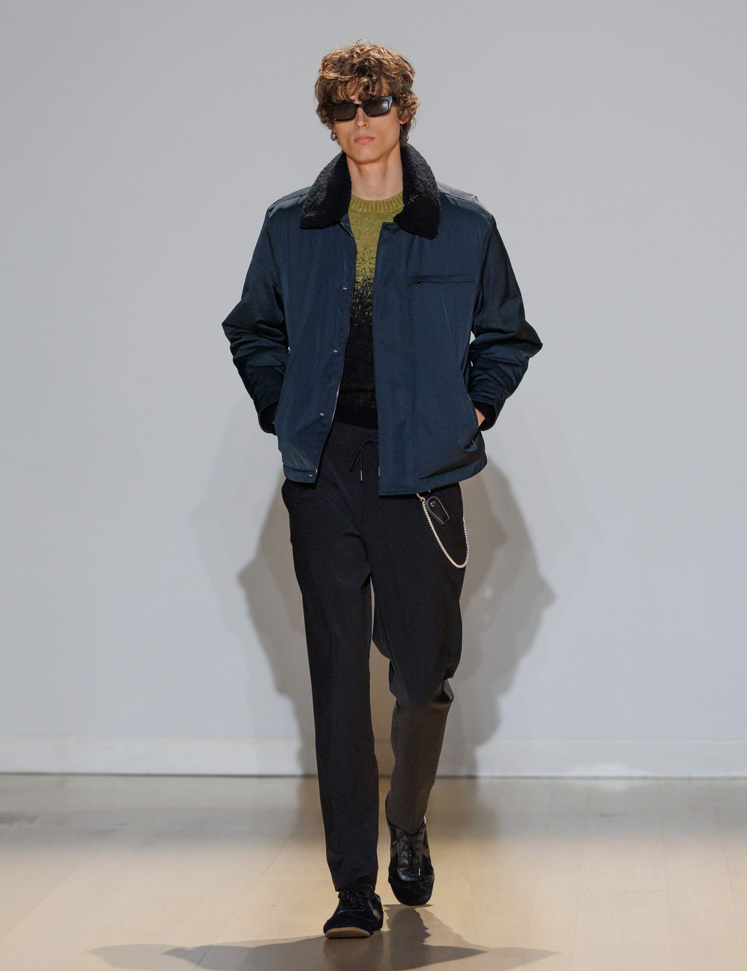 Faux Shearling Collar Jacket 1 of 9