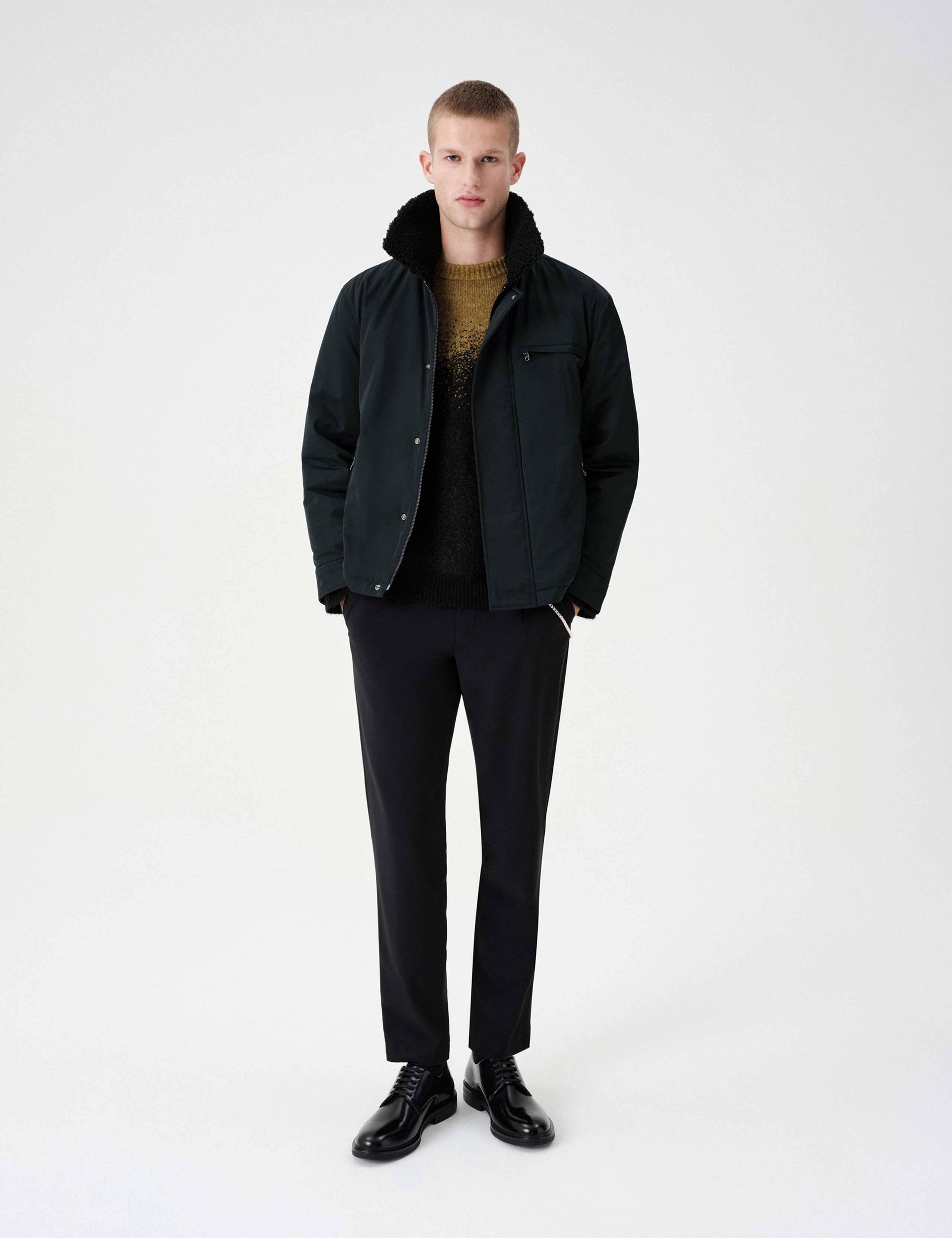 Faux Shearling Collar Jacket 3 of 9