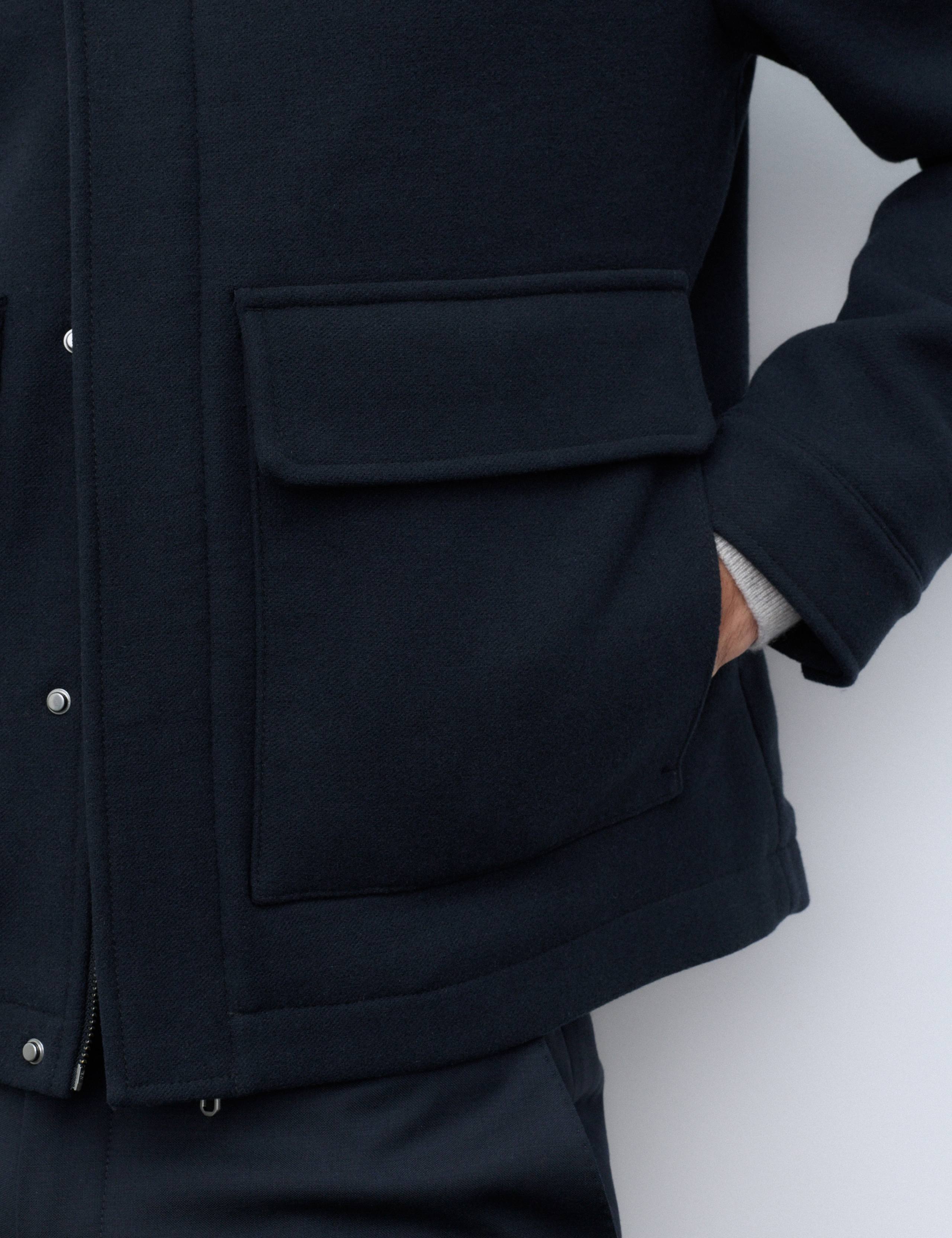 Melton Short Jacket with Wool 8 of 8