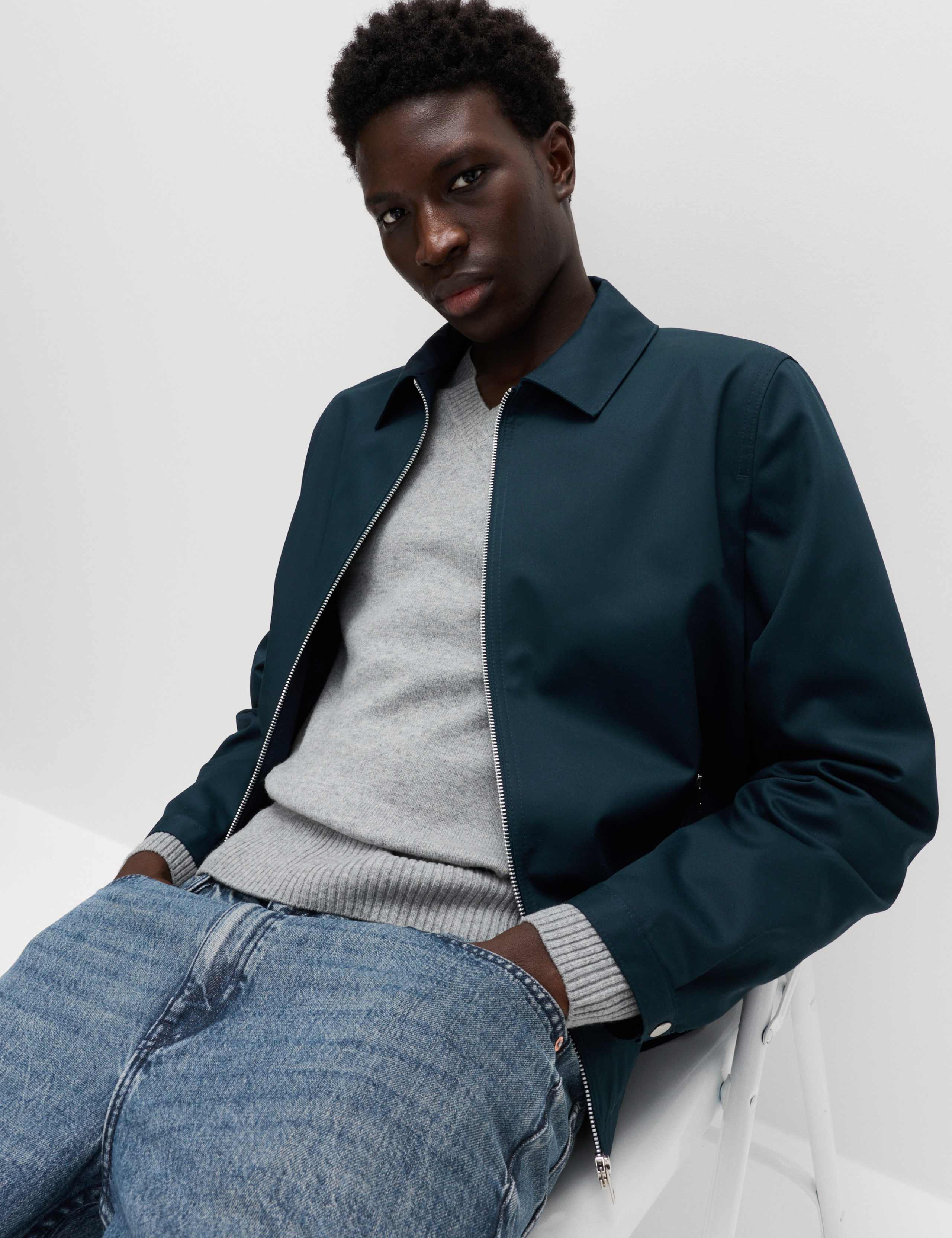 Pure Cotton Harrington Jacket 3 of 7