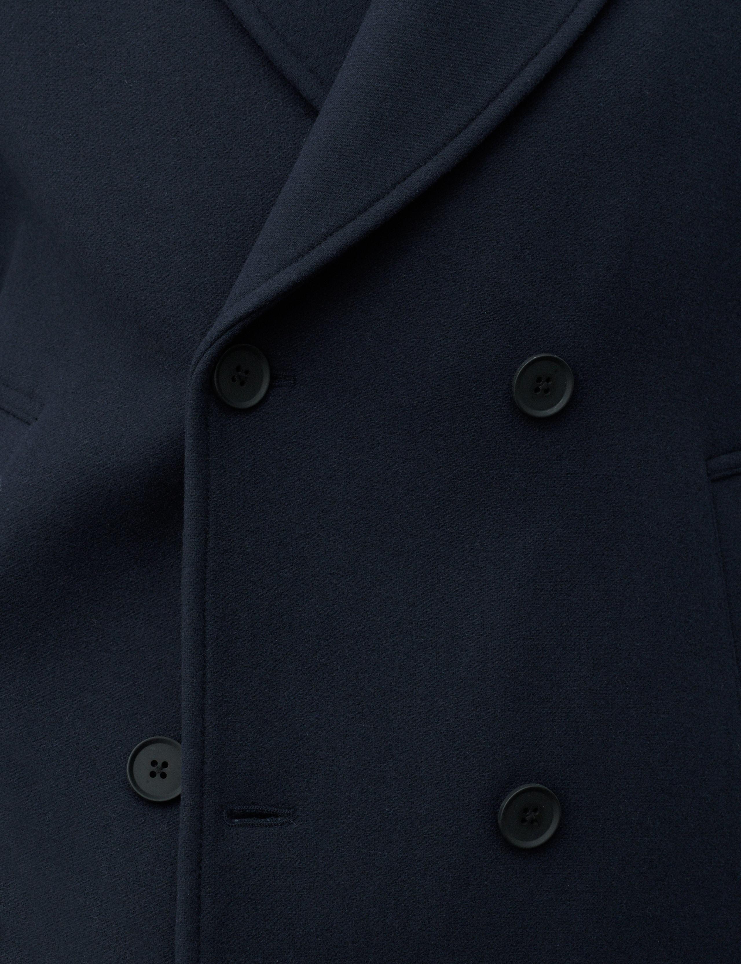 Wool Blend Melton Pea Coat 7 of 7