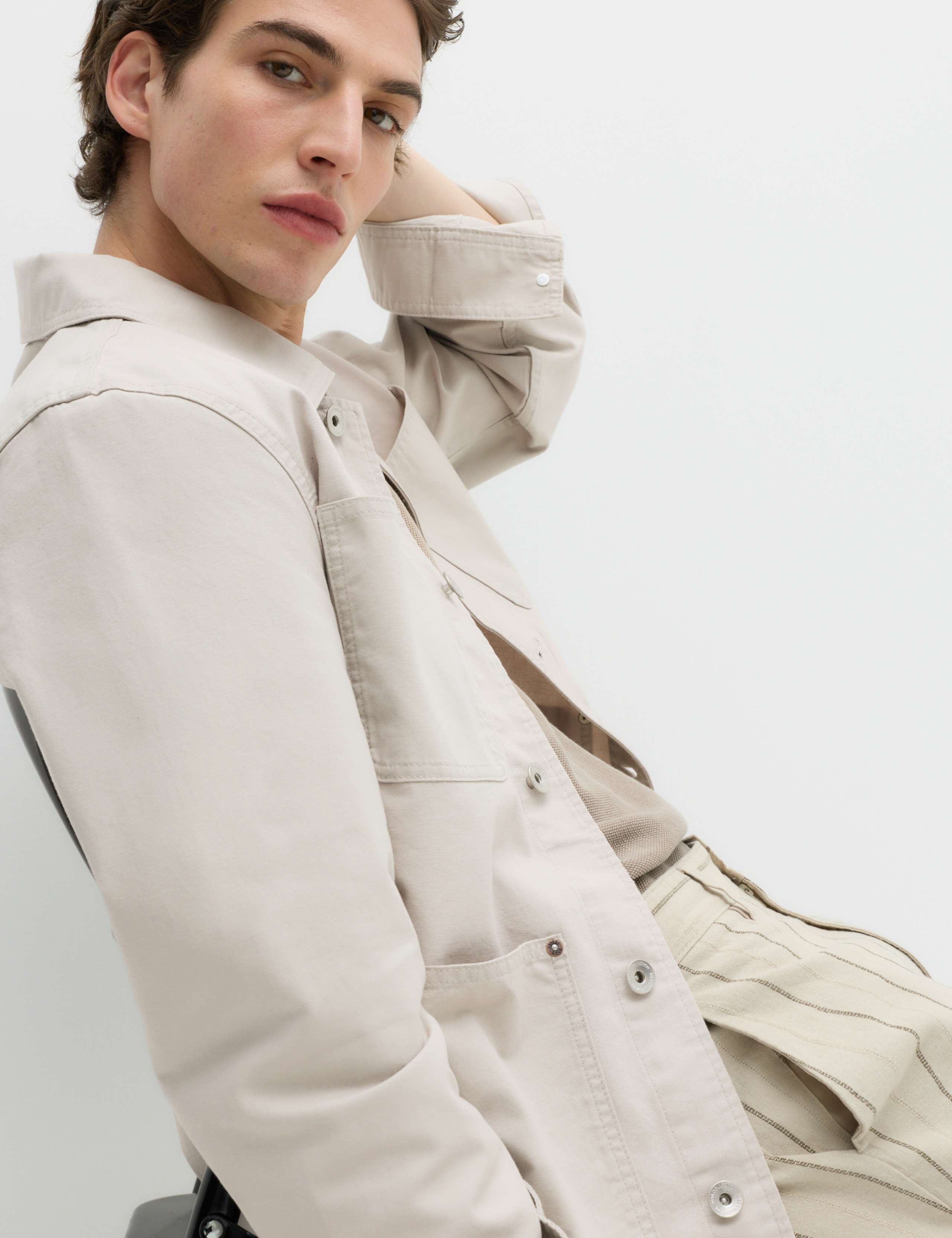 Pure Cotton Utility Jacket 7 of 7