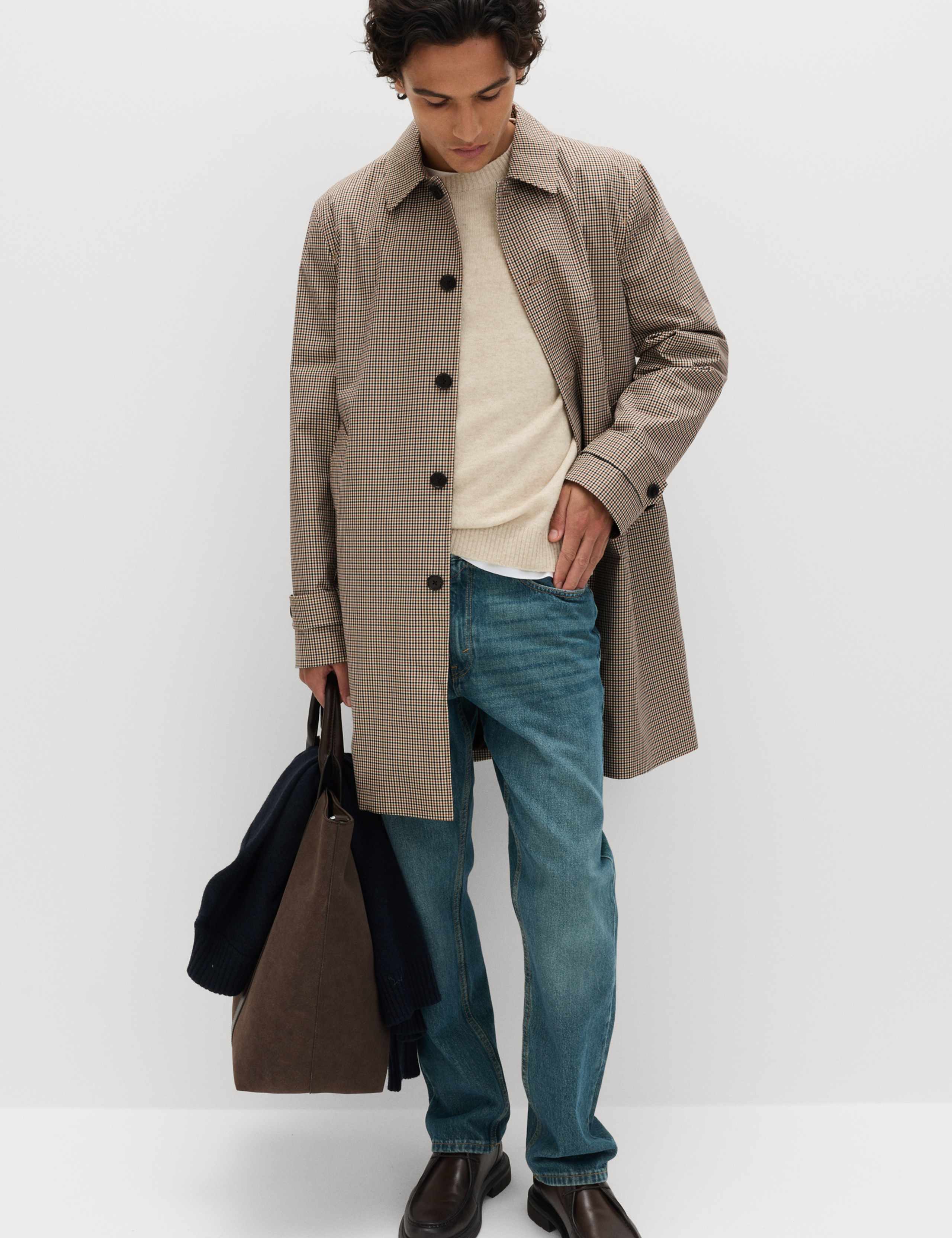 Pure Cotton Check Mac with Stormwear™ 5 of 7