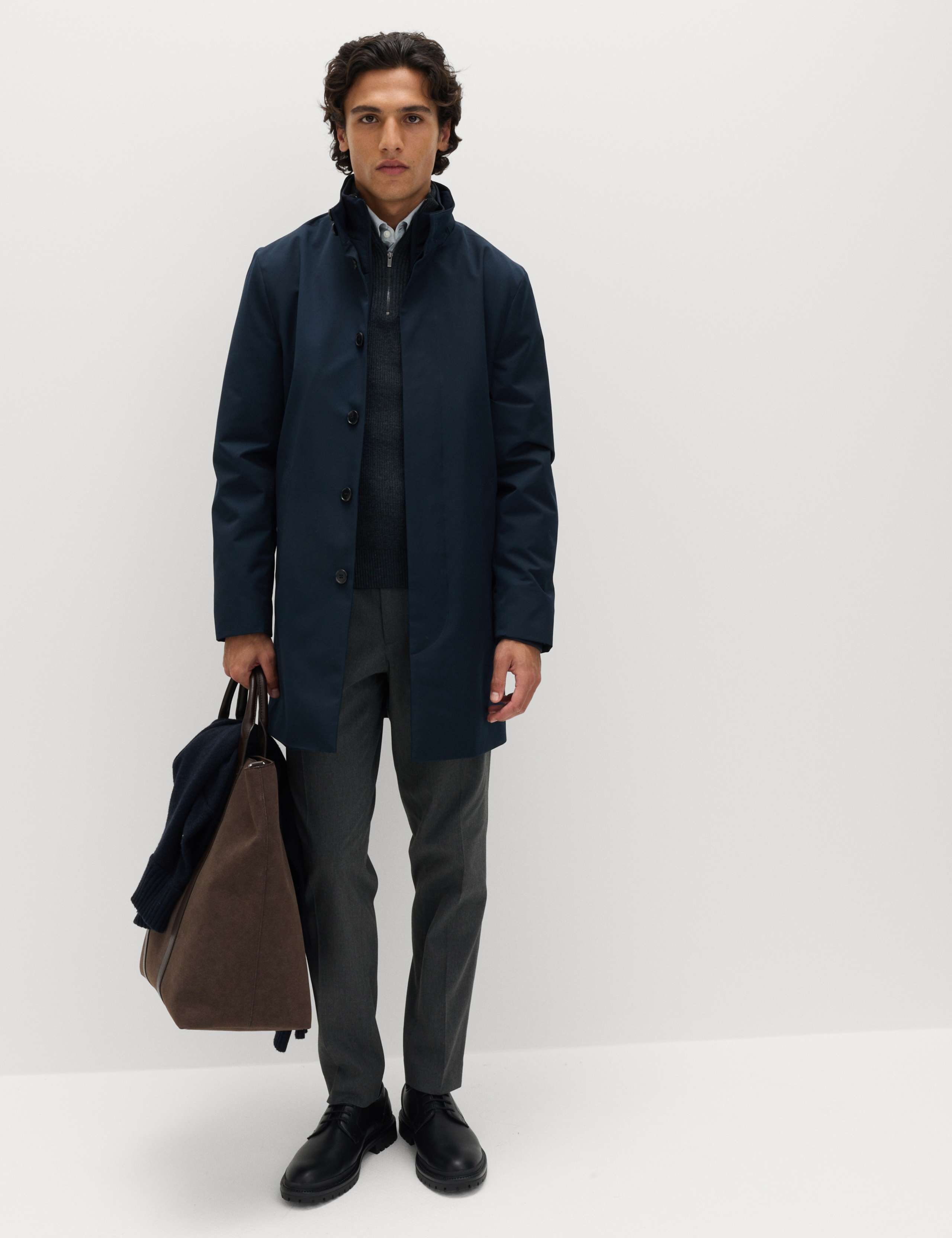 Funnel Neck Mac with Stormwear™ 4 of 6