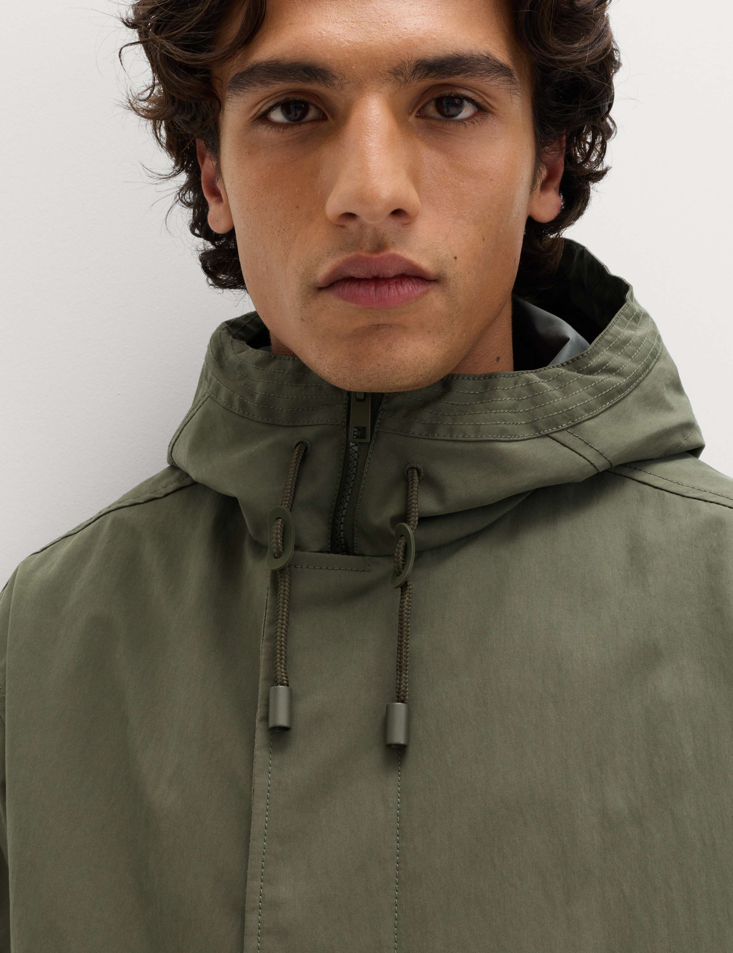 2 in 1 Cotton Rich Washed Hooded Parka Jacket 6 of 9