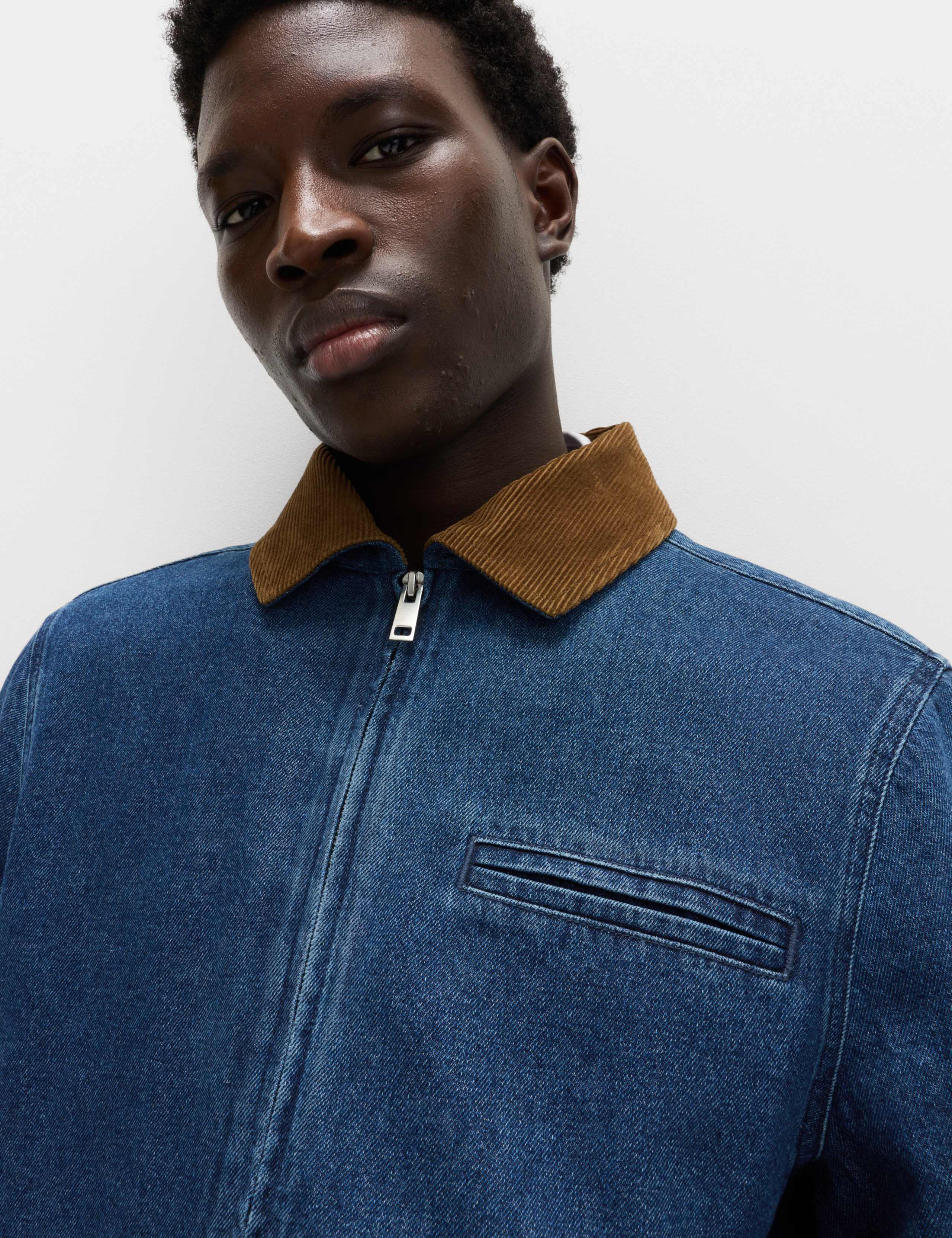 Denim Harrington Jacket 4 of 7