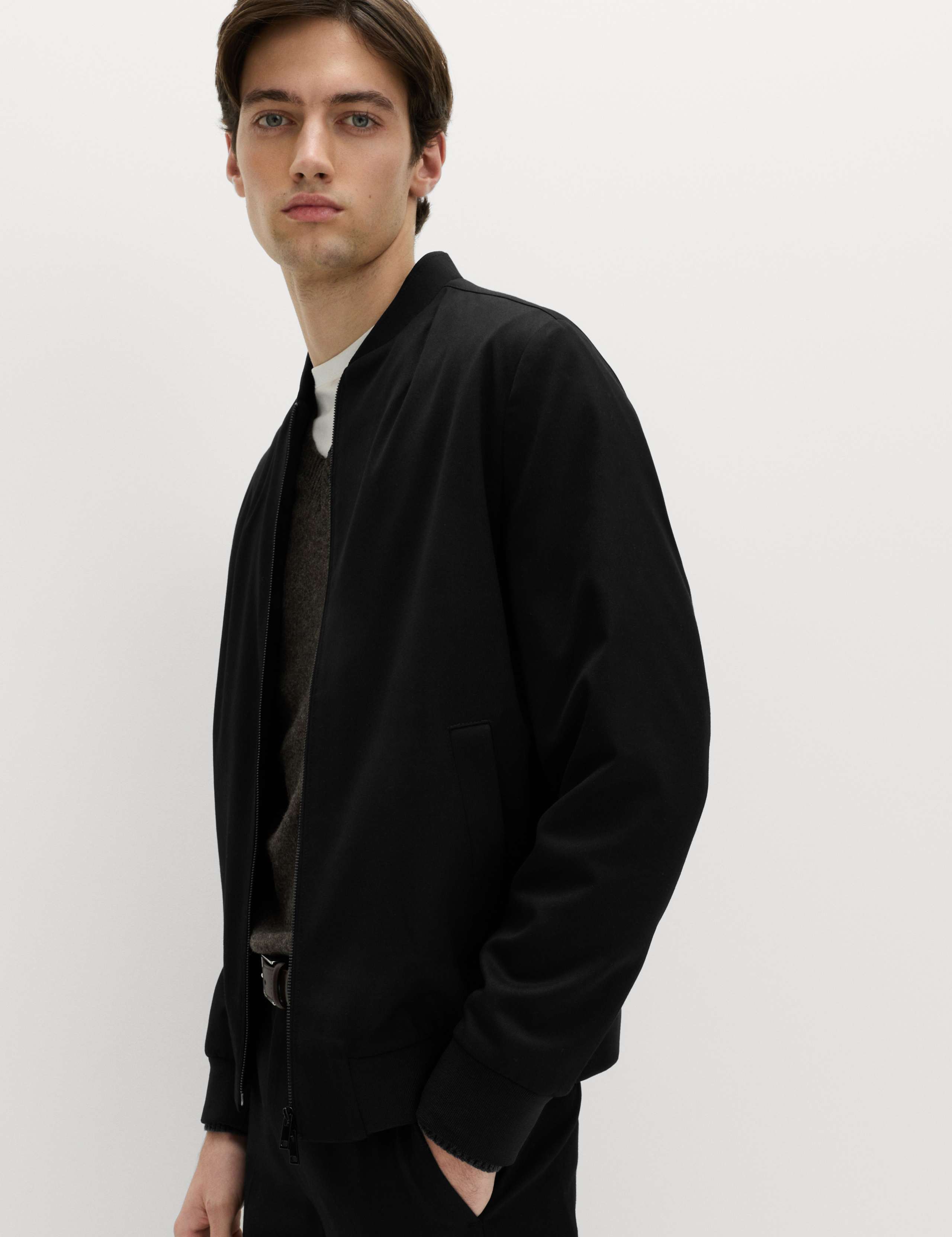 Zip-Up Bomber Jacket 1 of 7