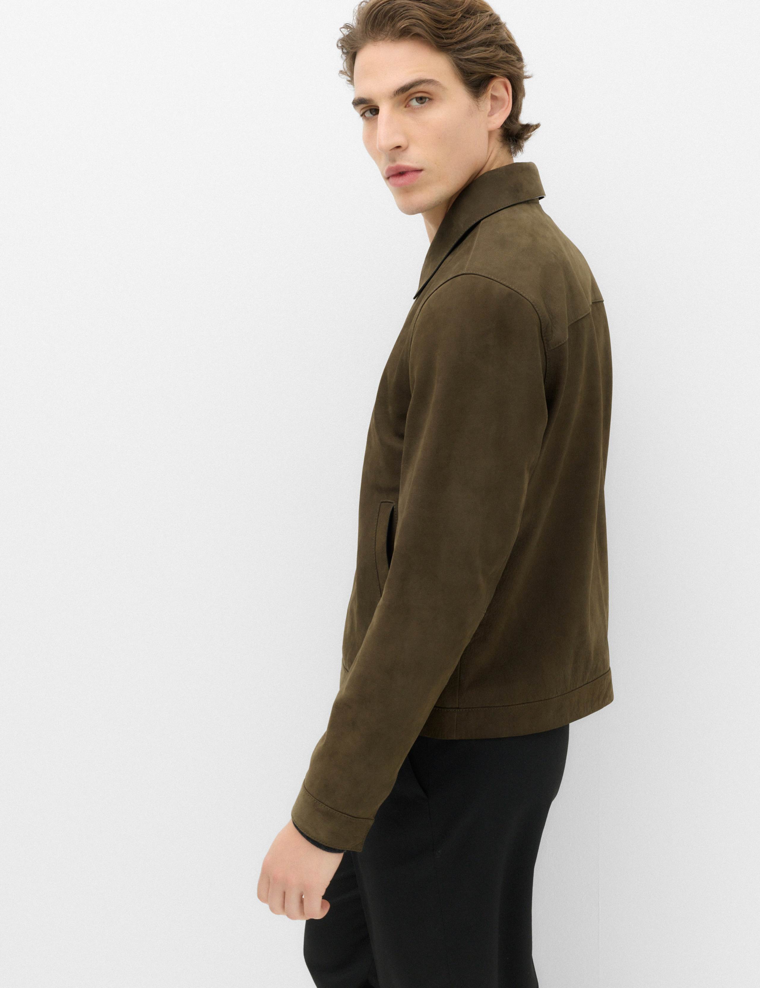 Leather Harrington Jacket 6 of 7