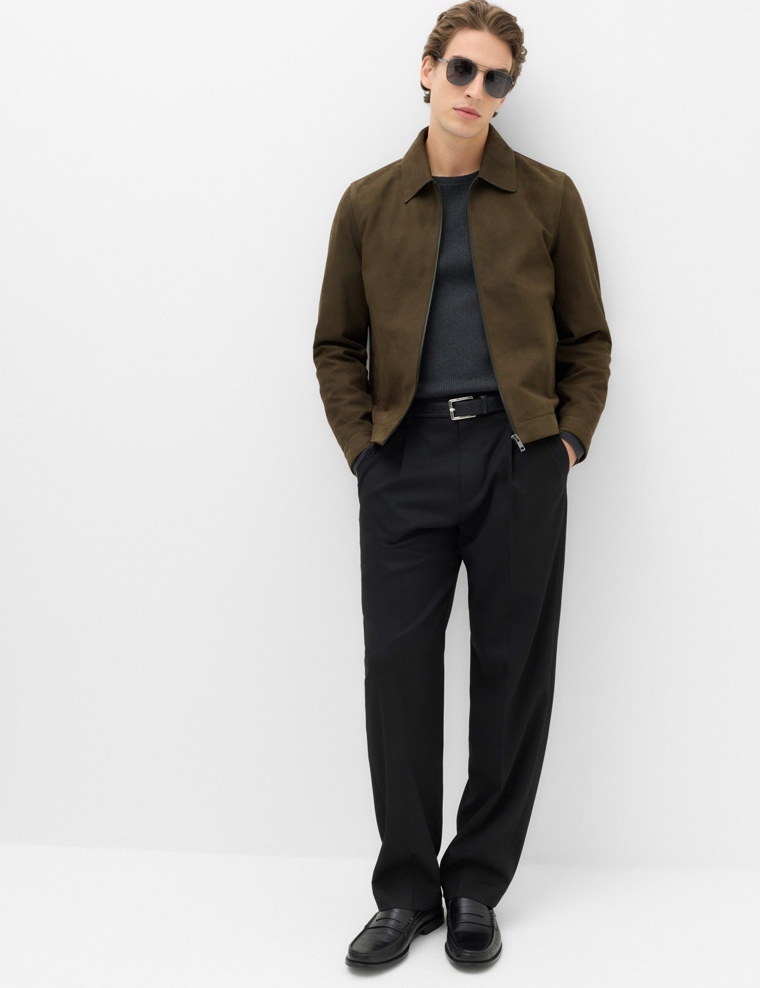 Leather Harrington Jacket 7 of 7
