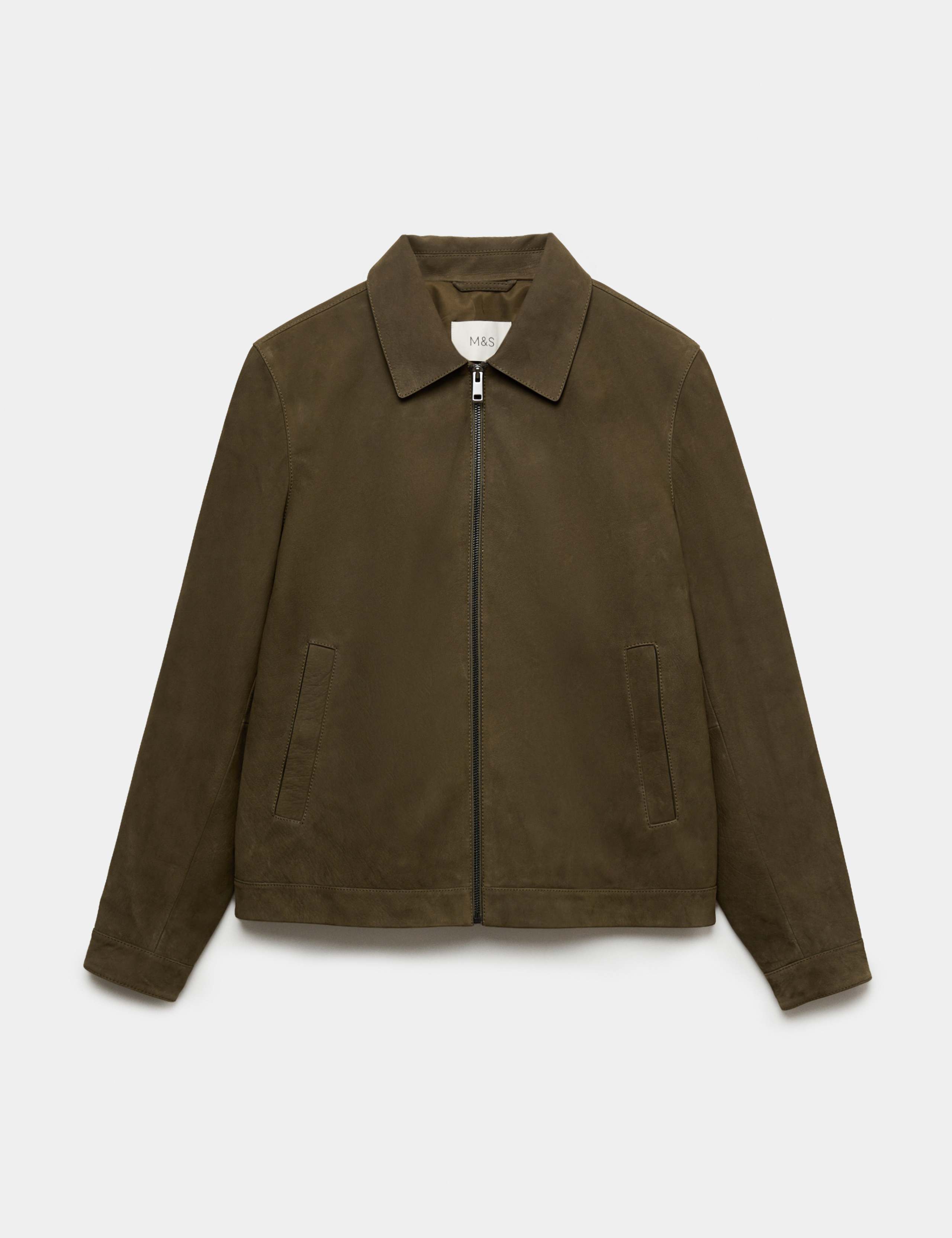 Leather Harrington Jacket 2 of 7