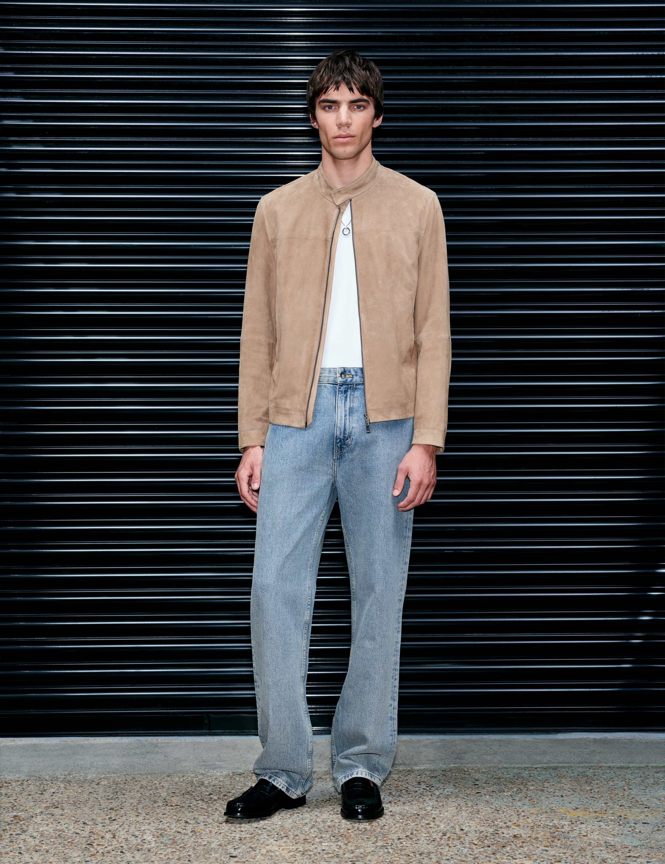 Suede Cafe Racer Jacket 8 of 8