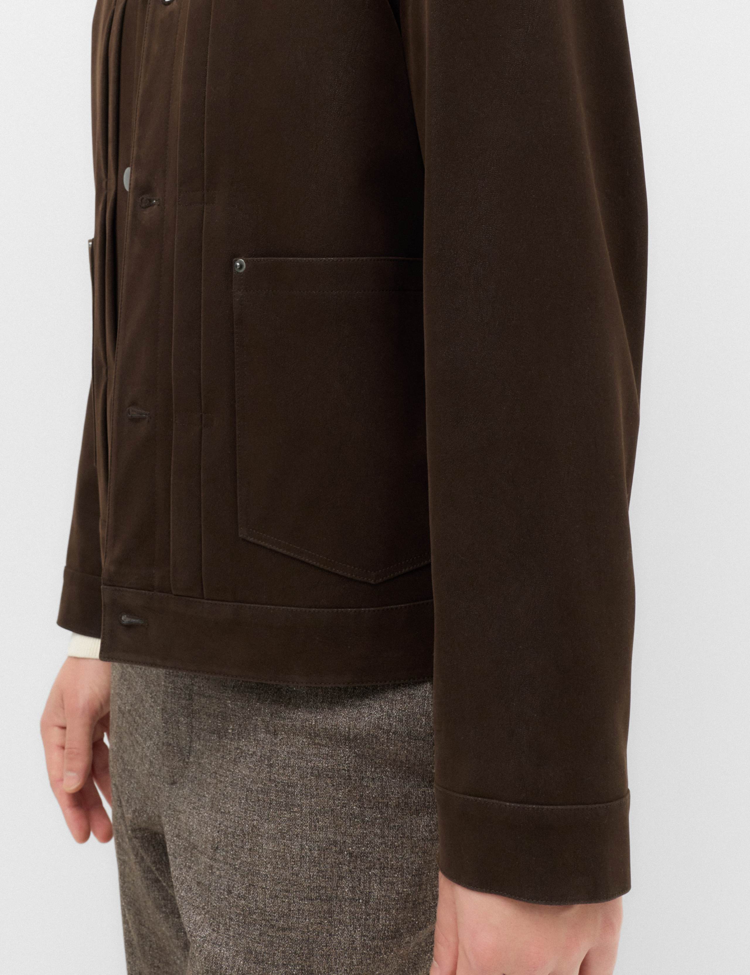 Faux Suede Utility Jacket 4 of 7