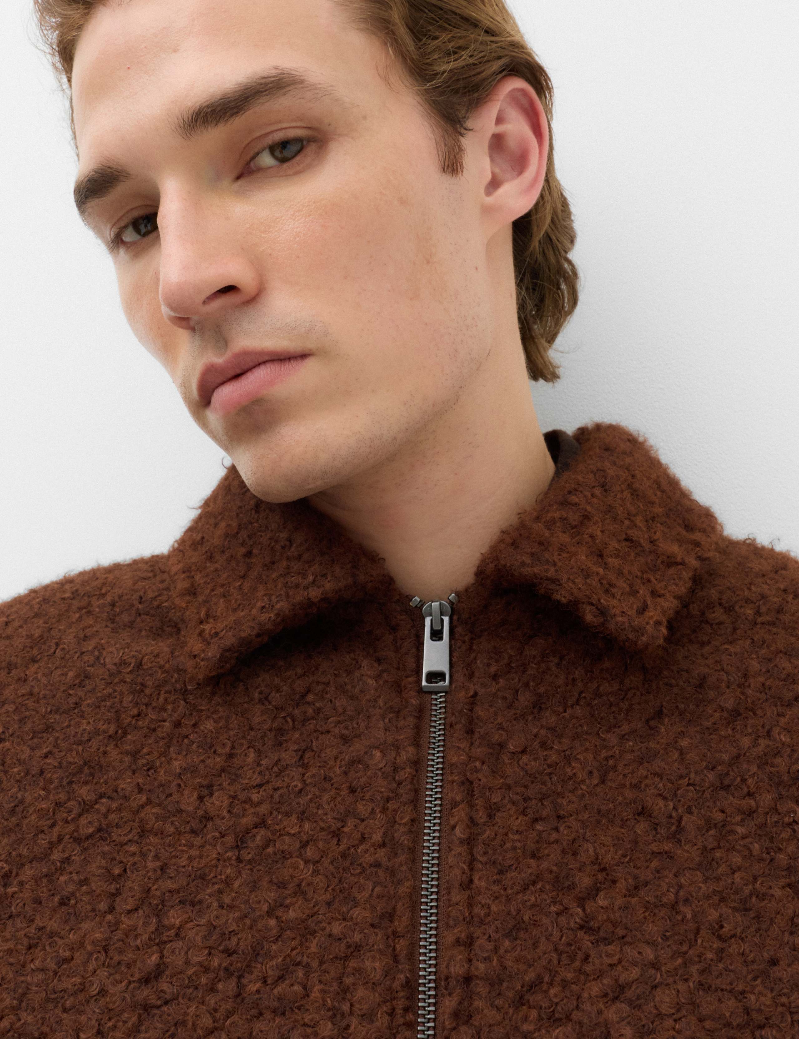Bouclé Zip Through Jacket 4 of 7